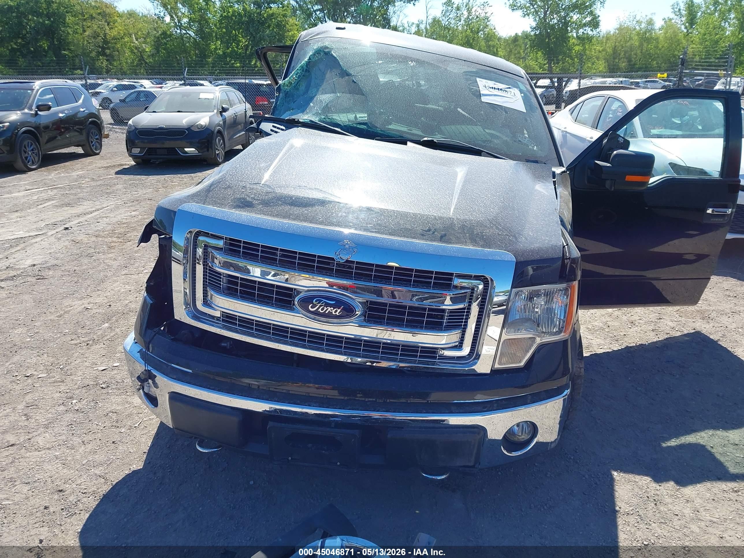 2014 Ford F-150 Xlt Black vin: 1FTFW1EF3EFC20149