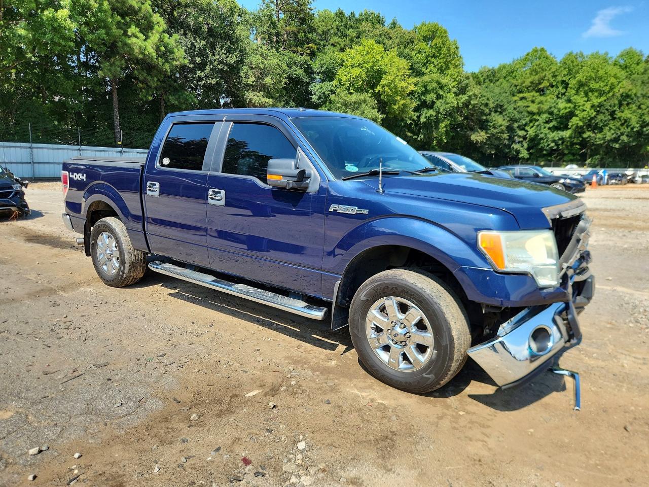 2014 Ford F150 Supercrew Blue vin: 1FTFW1EF3EFC25352