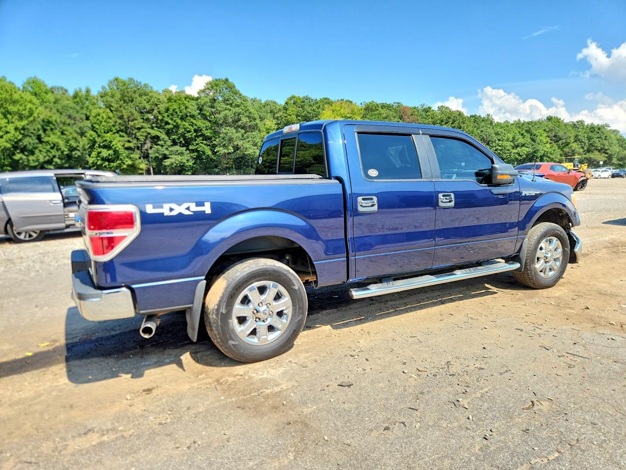 2014 Ford F150 Supercrew Blue vin: 1FTFW1EF3EFC25352