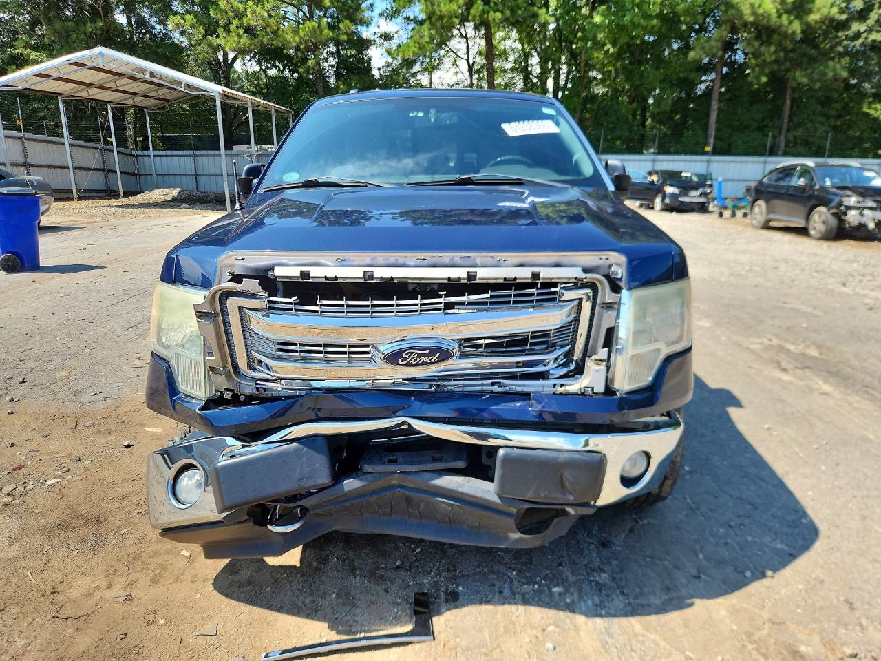 2014 Ford F150 Supercrew Blue vin: 1FTFW1EF3EFC25352