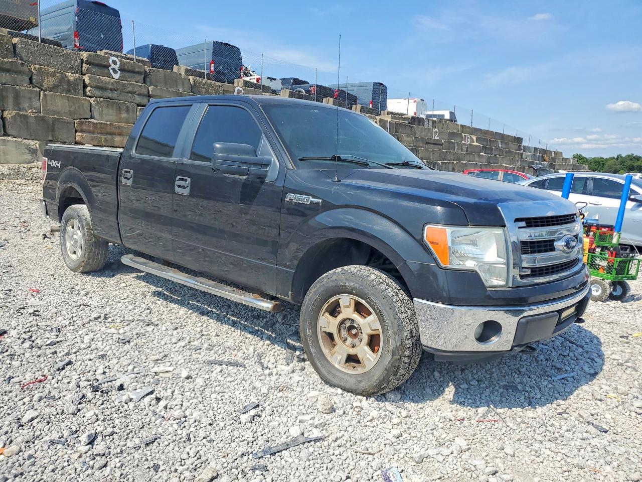 2014 Ford F150 Supercrew Черный vin: 1FTFW1EF3EFC29823
