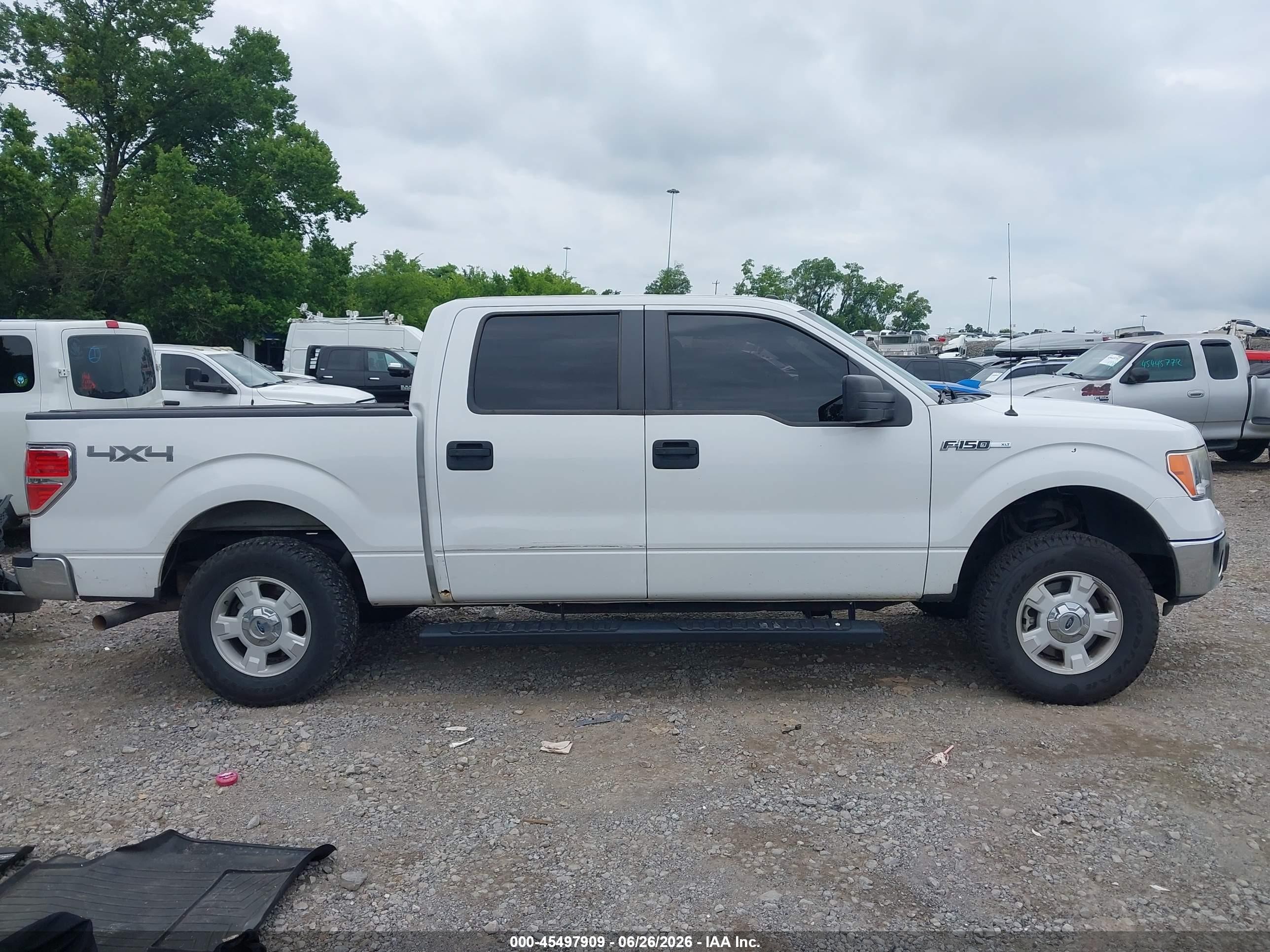 2014 Ford F-150 Fx4/king Ranch/lariat/platinum/stx/xl/xlt White vin: 1FTFW1EF3EFC36691
