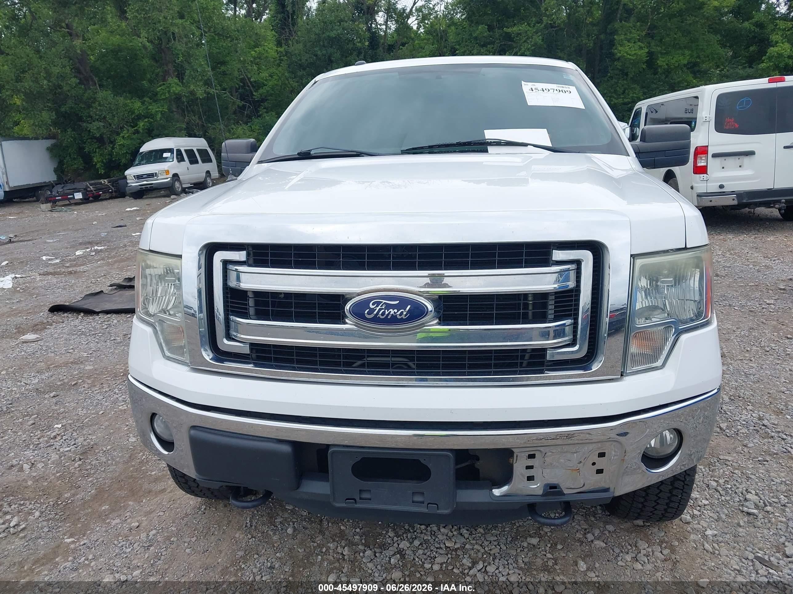 2014 Ford F-150 Fx4/king Ranch/lariat/platinum/stx/xl/xlt White vin: 1FTFW1EF3EFC36691