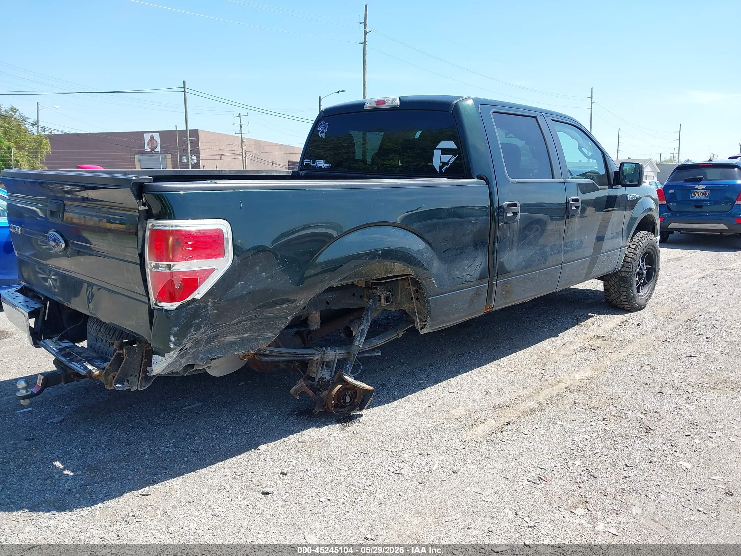 2014 Ford F-150 Xlt Green vin: 1FTFW1EF3EFC53426