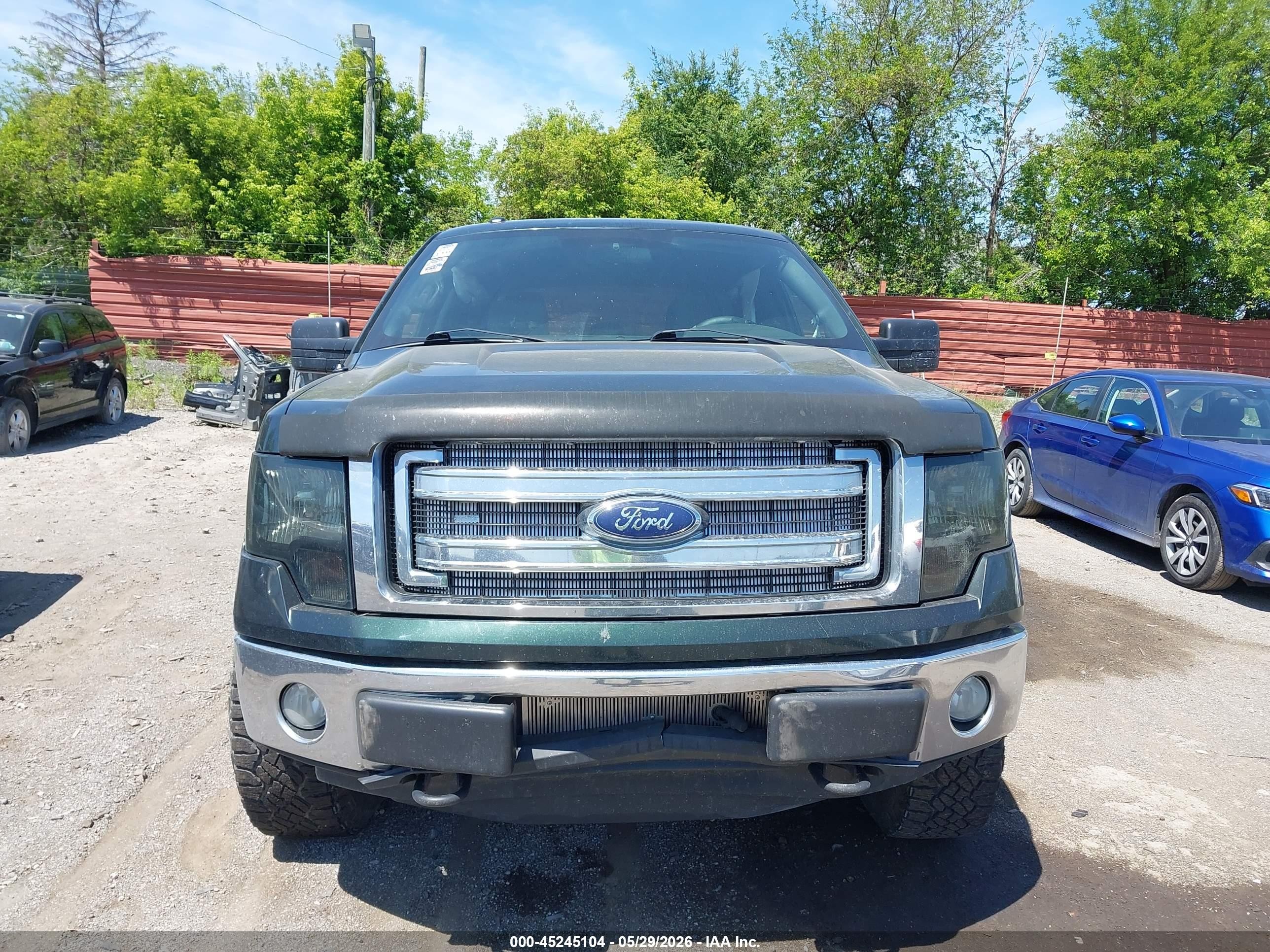 2014 Ford F-150 Xlt Green vin: 1FTFW1EF3EFC53426