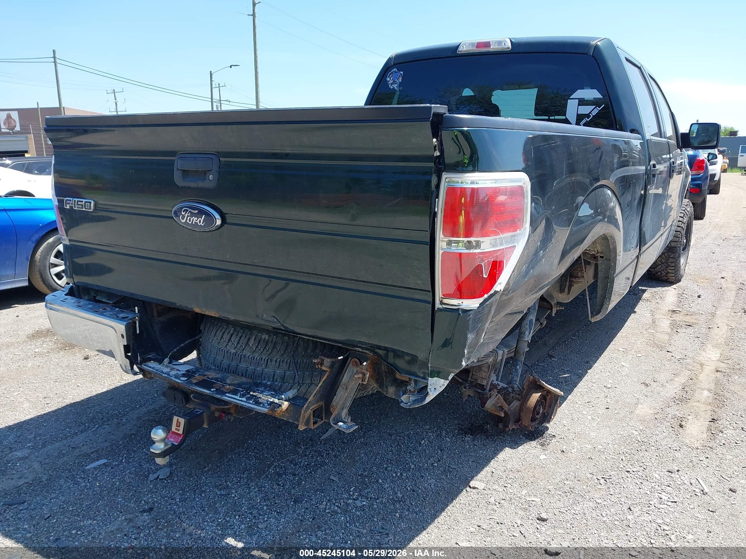2014 Ford F-150 Xlt Green vin: 1FTFW1EF3EFC53426