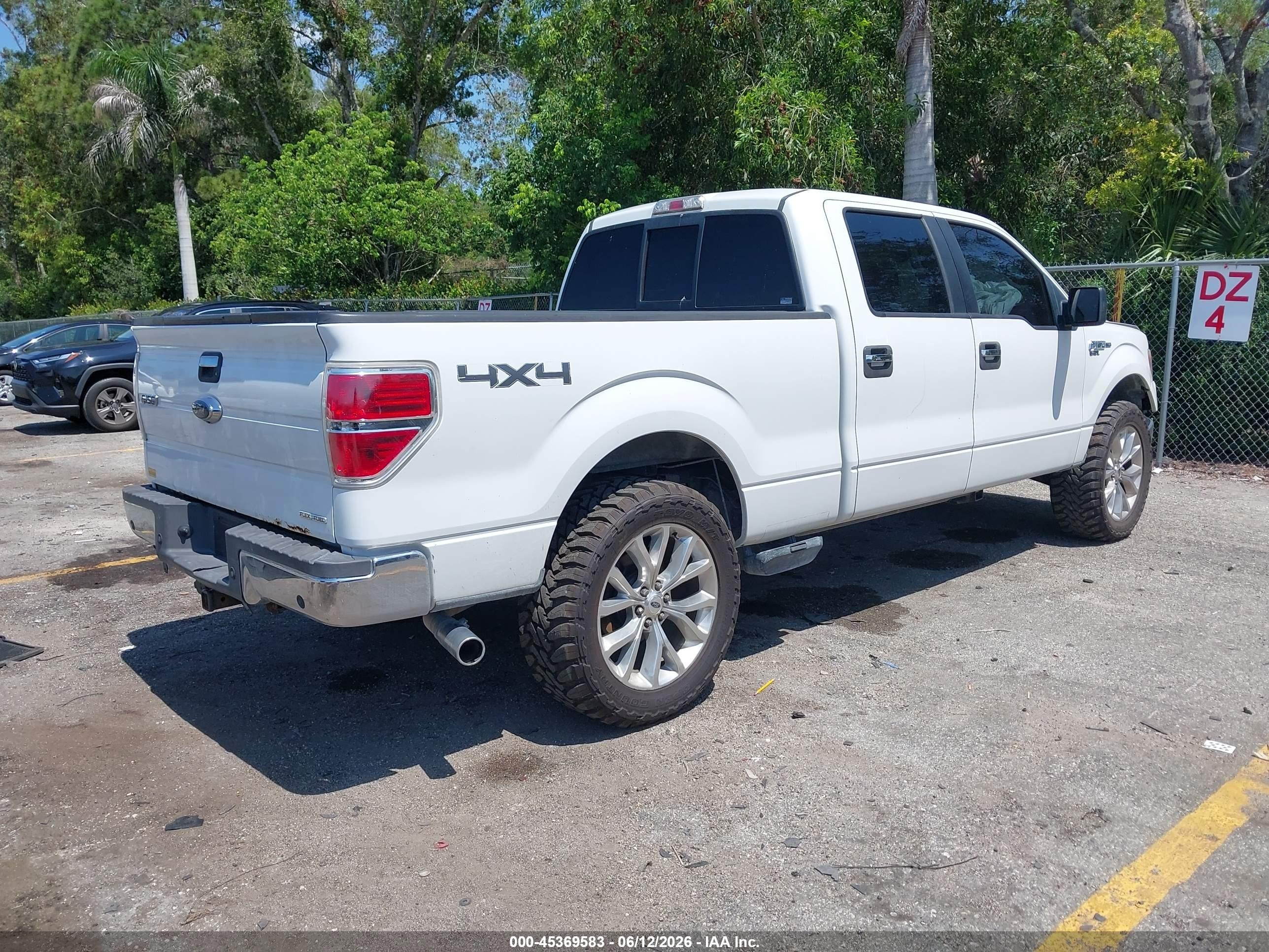 2014 Ford F-150 Xlt White vin: 1FTFW1EF3EFC62918