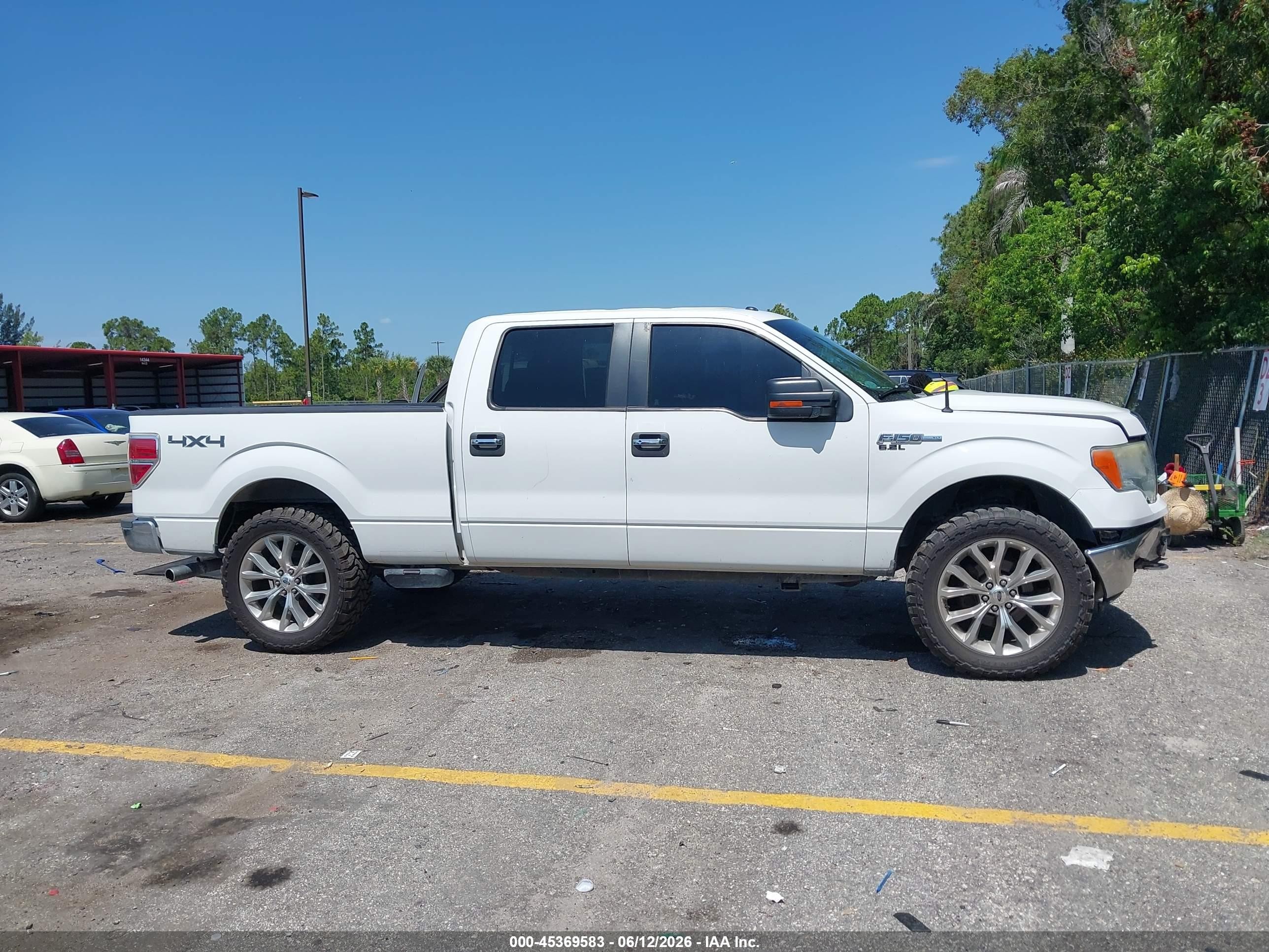 2014 Ford F-150 Xlt White vin: 1FTFW1EF3EFC62918