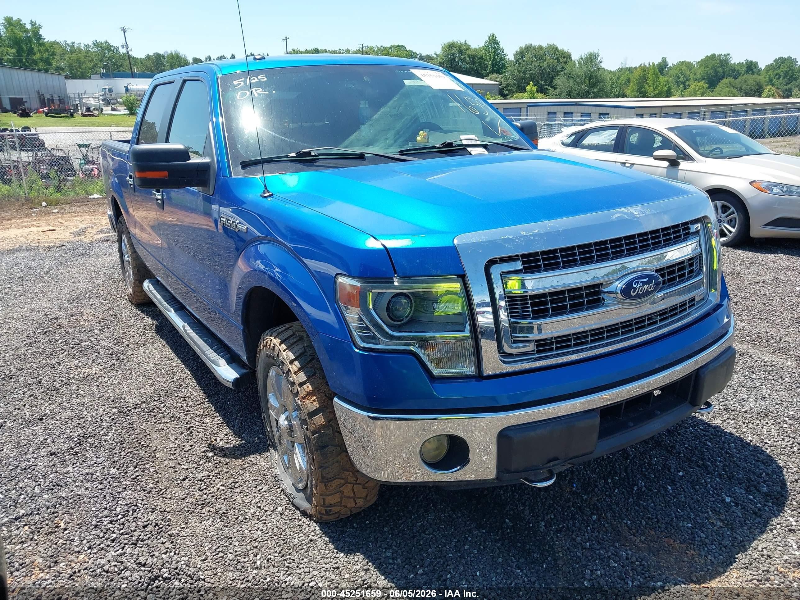 2014 Ford F-150 Xlt Blue vin: 1FTFW1EF3EFC90217