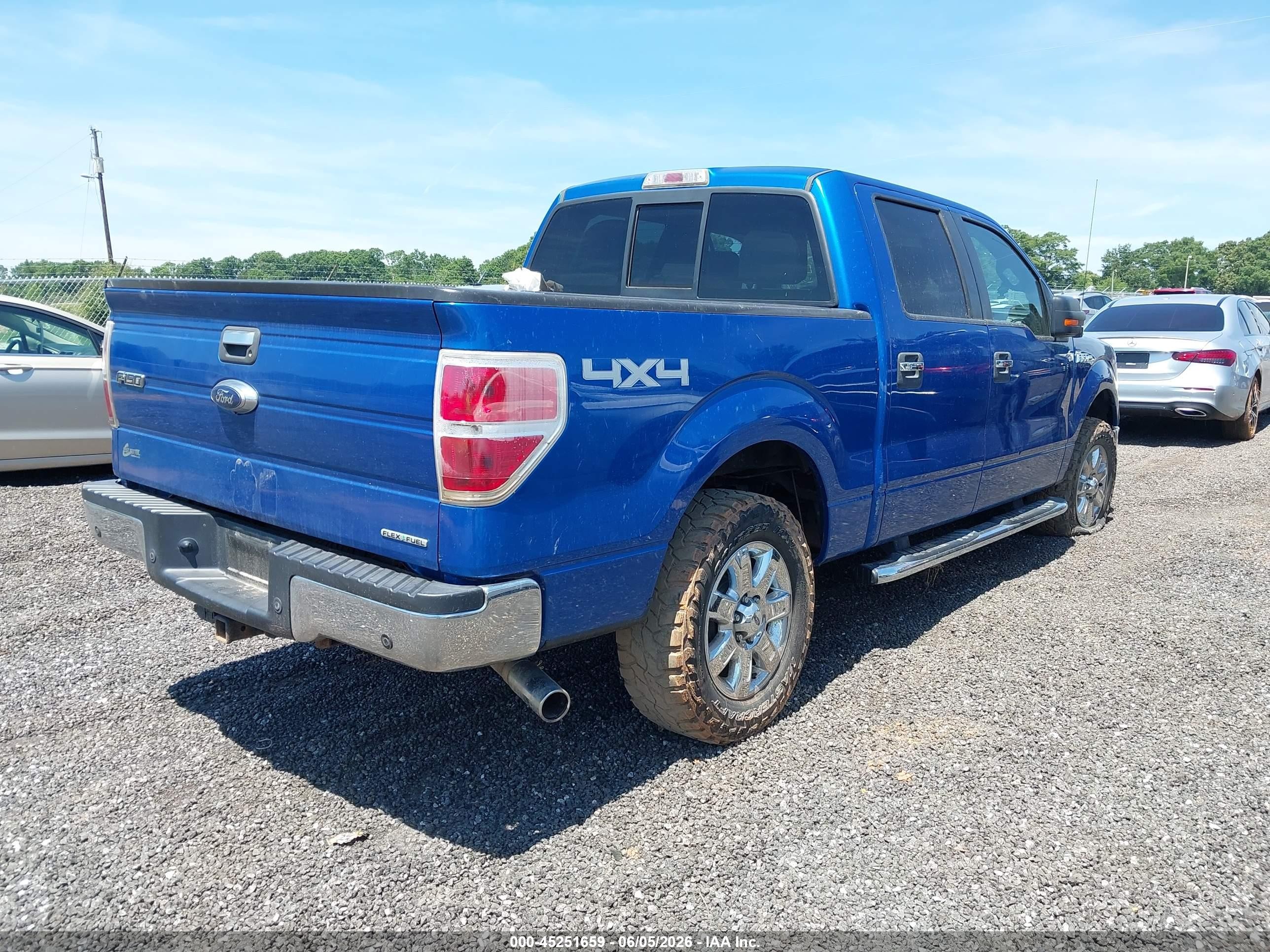 2014 Ford F-150 Xlt Blue vin: 1FTFW1EF3EFC90217