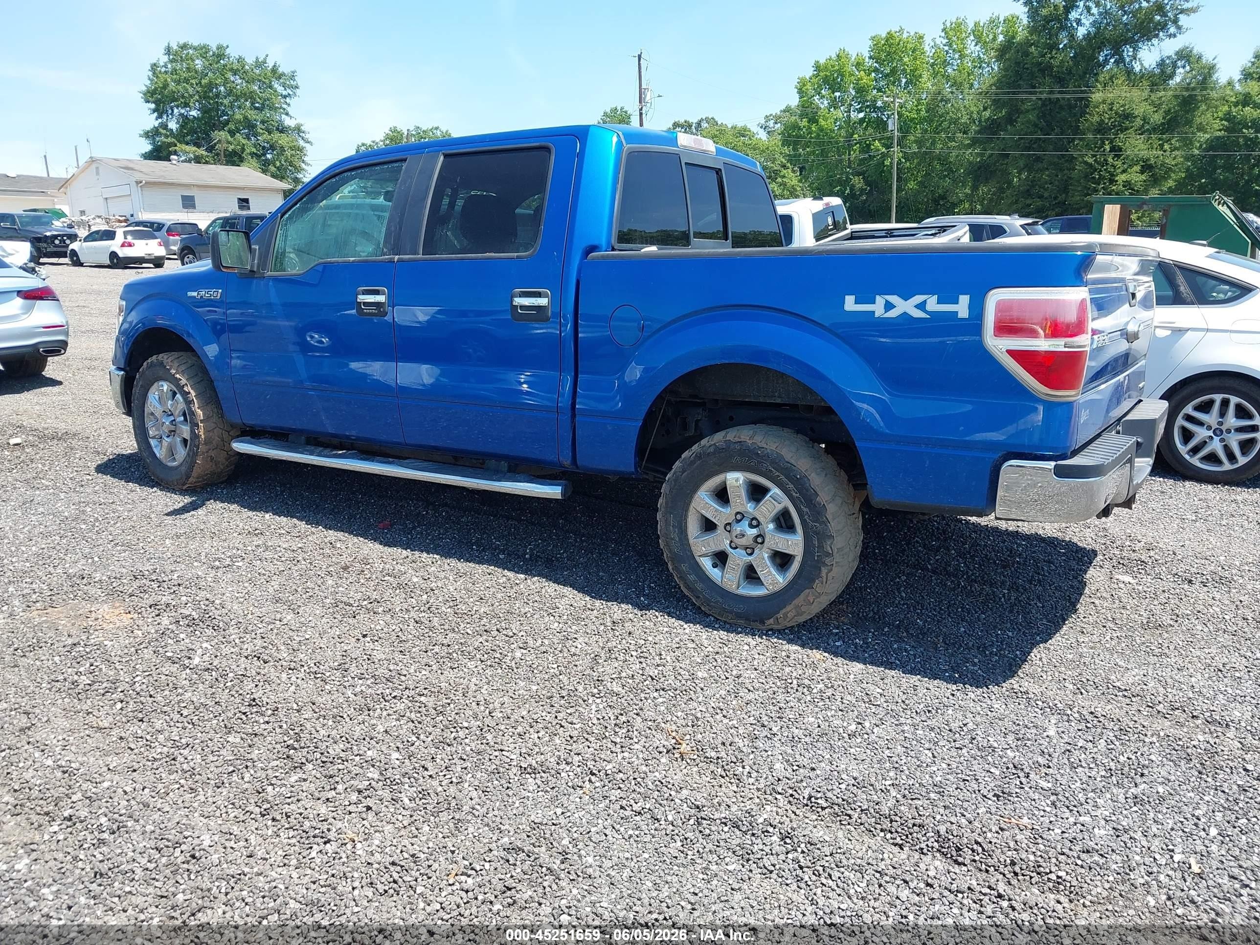 2014 Ford F-150 Xlt Blue vin: 1FTFW1EF3EFC90217