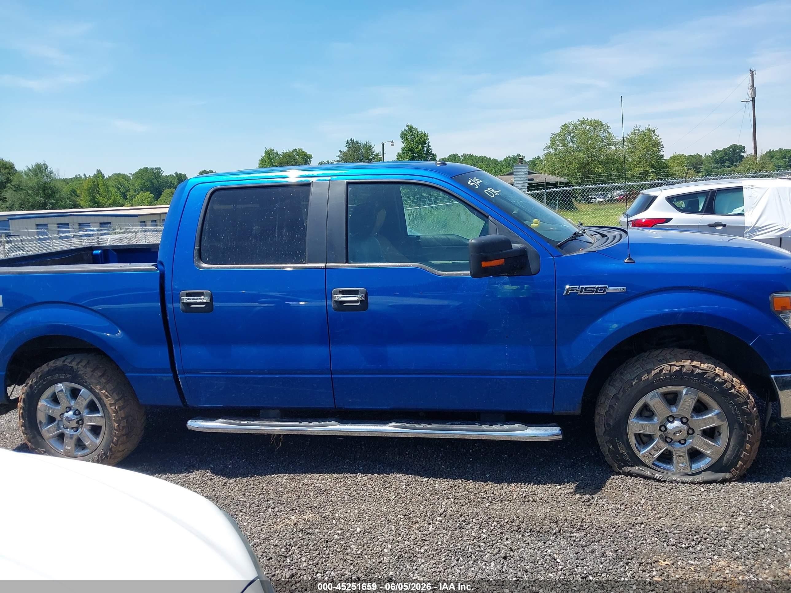2014 Ford F-150 Xlt Blue vin: 1FTFW1EF3EFC90217