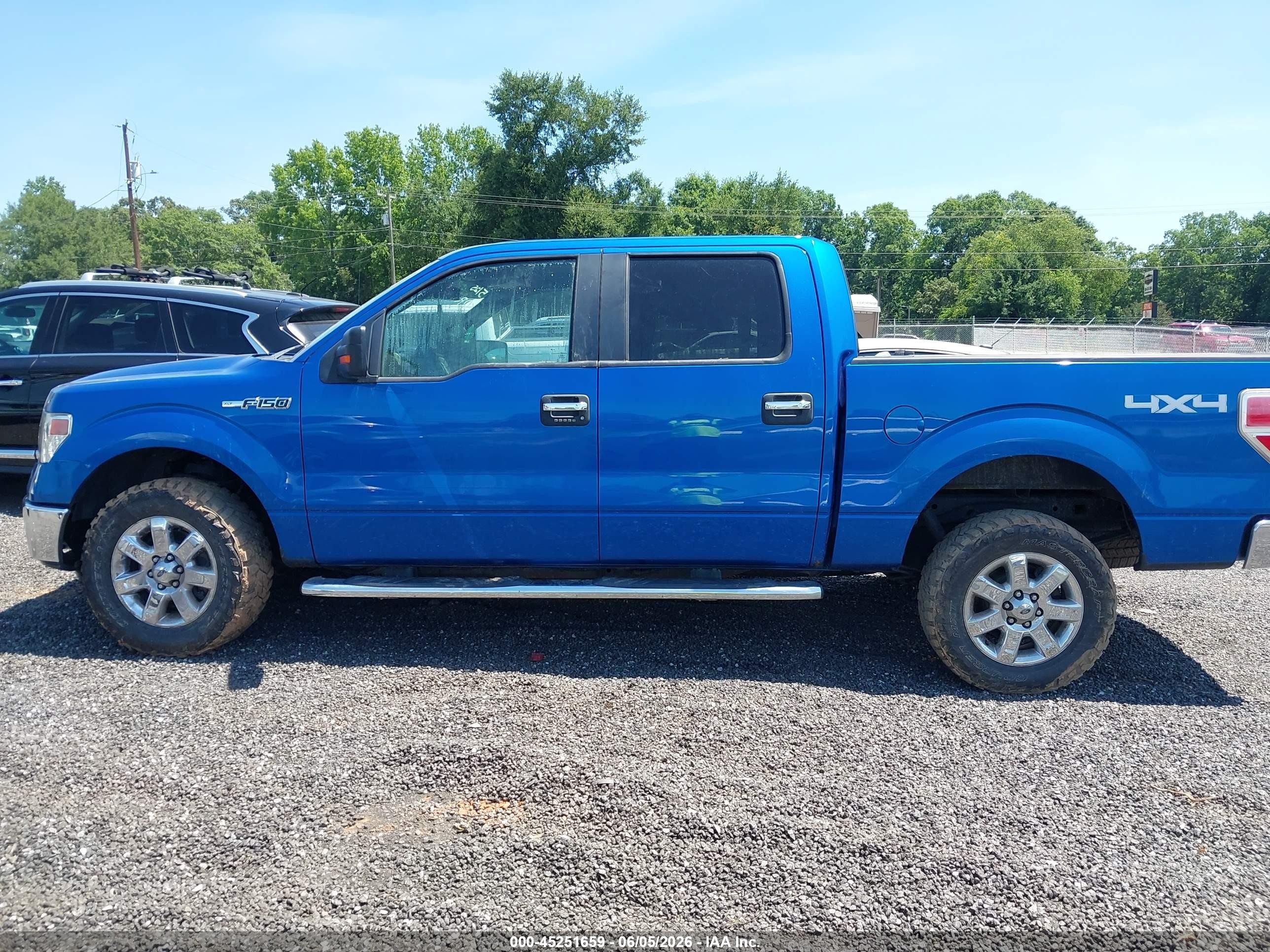 2014 Ford F-150 Xlt Blue vin: 1FTFW1EF3EFC90217