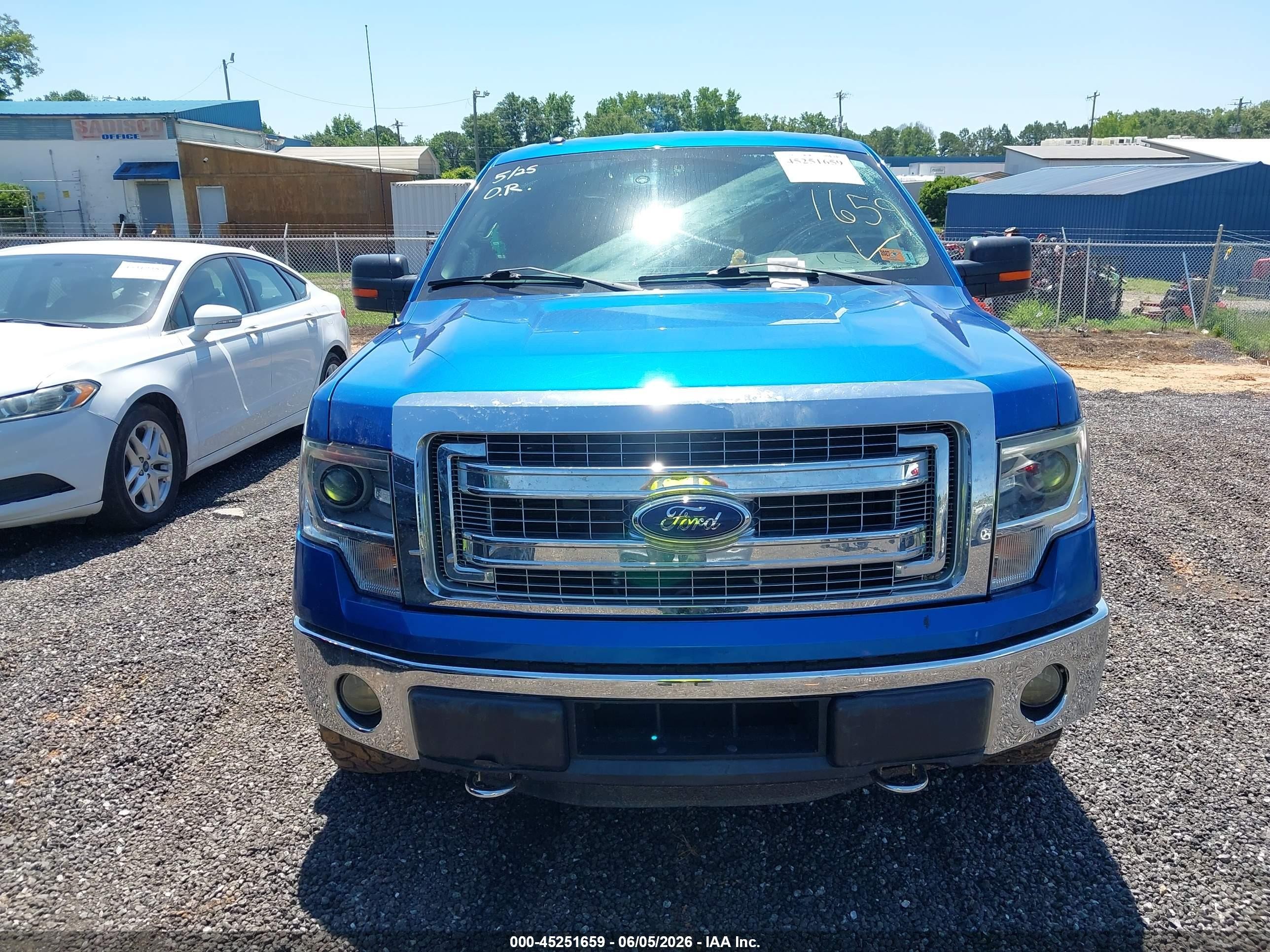 2014 Ford F-150 Xlt Blue vin: 1FTFW1EF3EFC90217