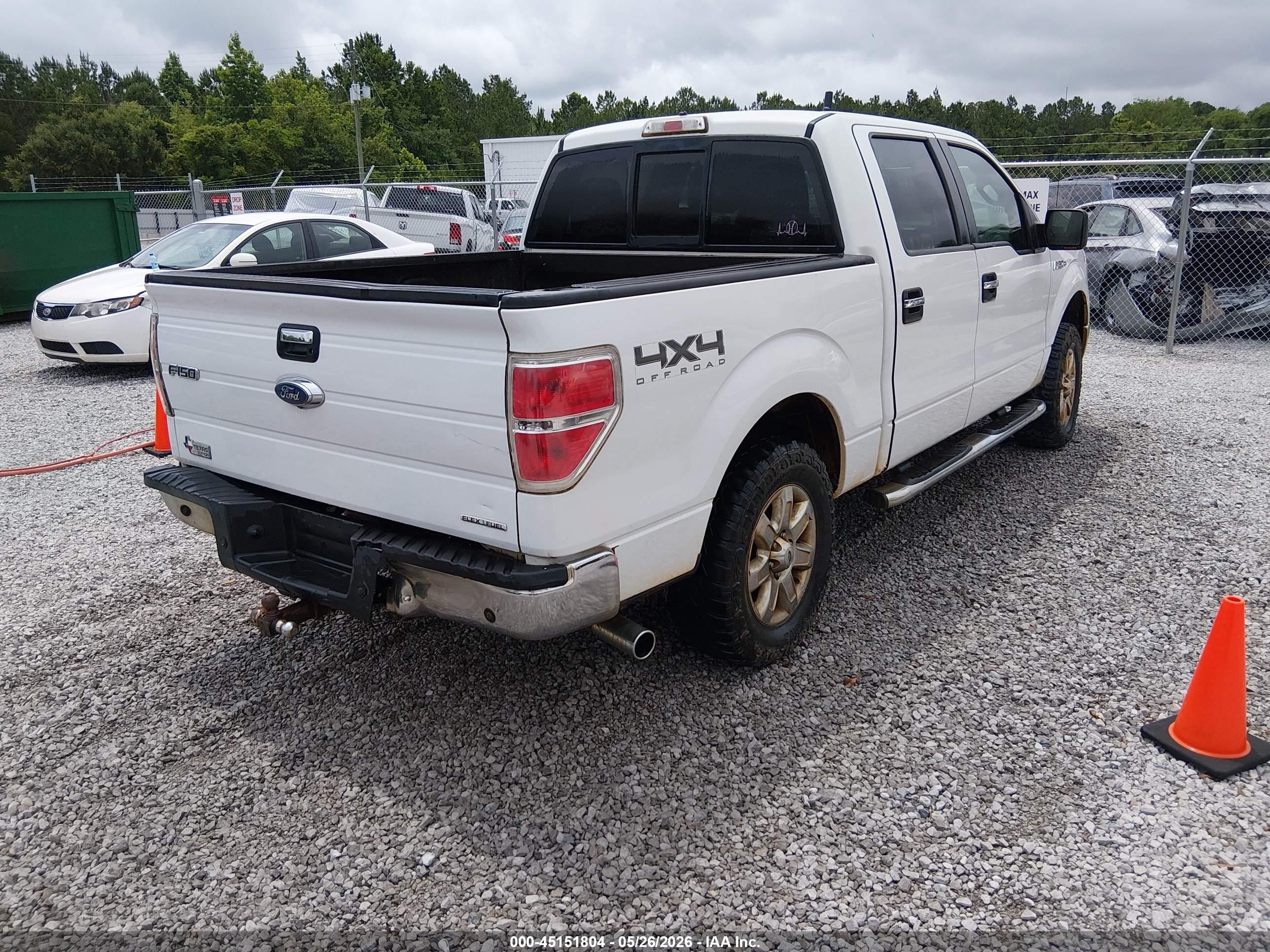 2014 Ford F-150 Xlt White vin: 1FTFW1EF3EFC93263