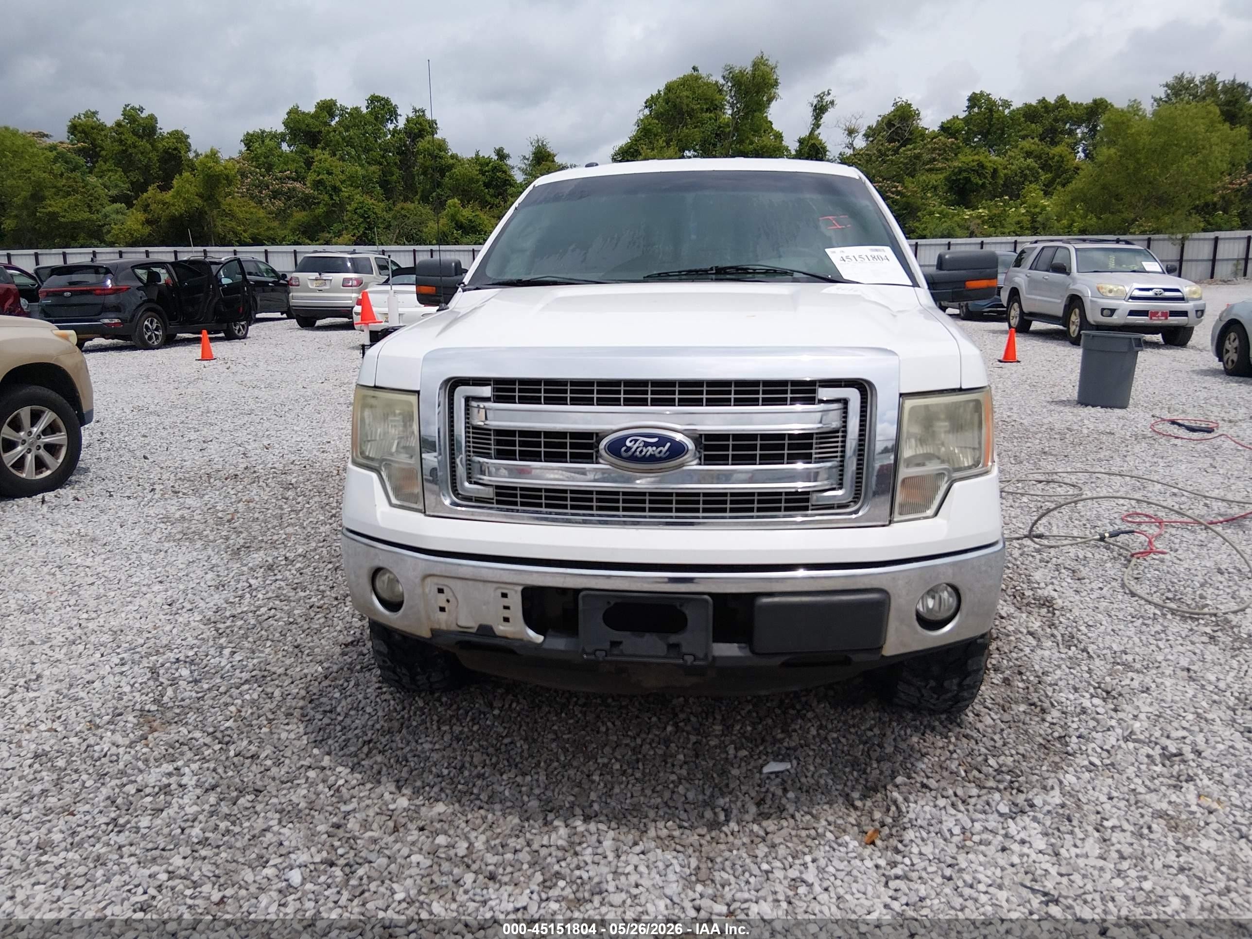 2014 Ford F-150 Xlt White vin: 1FTFW1EF3EFC93263