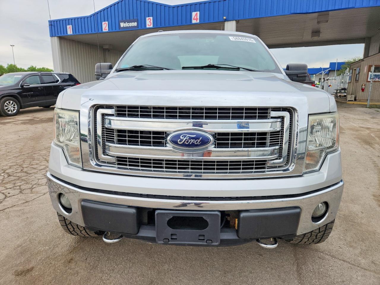2014 Ford F150 Supercrew Silver vin: 1FTFW1EF3EFD00826