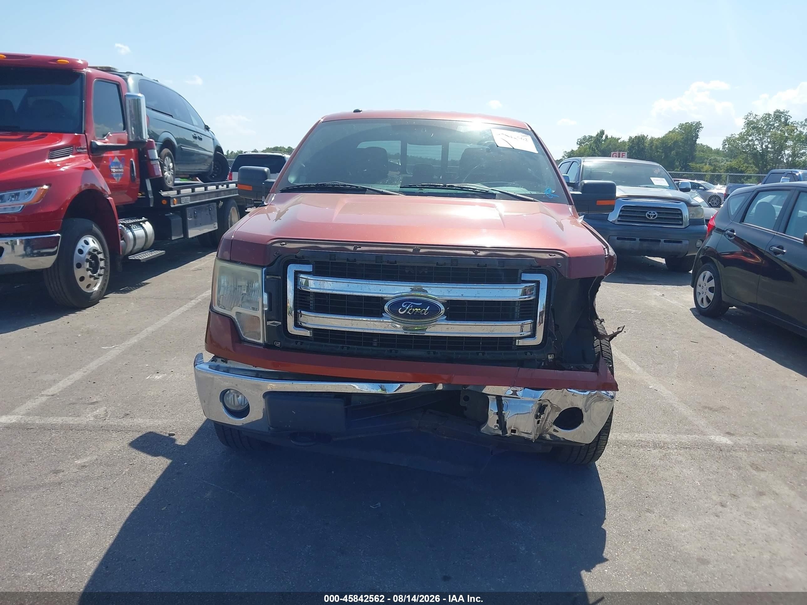 2014 Ford F-150 Xlt Burgundy vin: 1FTFW1EF3EKD41240