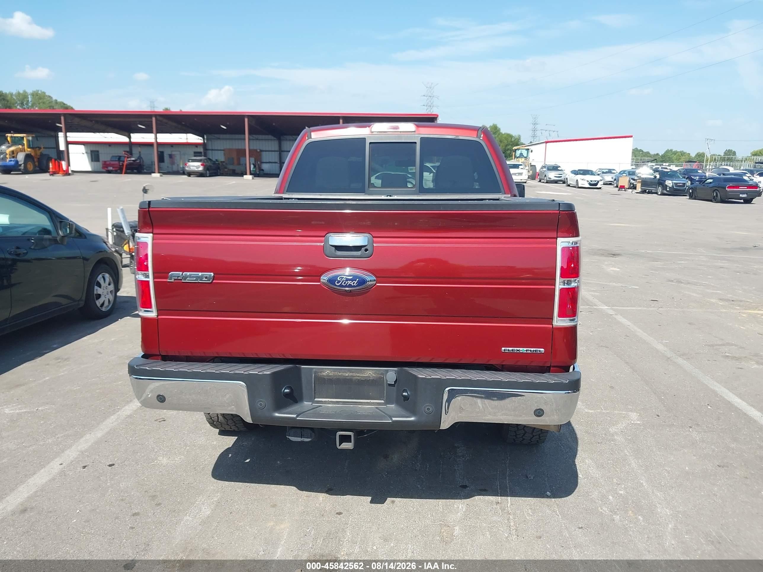 2014 Ford F-150 Xlt Burgundy vin: 1FTFW1EF3EKD41240