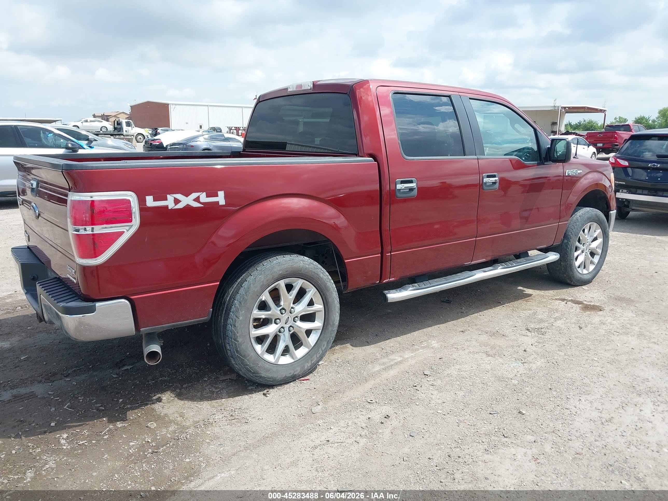 2014 Ford F-150 Xlt Orange vin: 1FTFW1EF3EKD79793