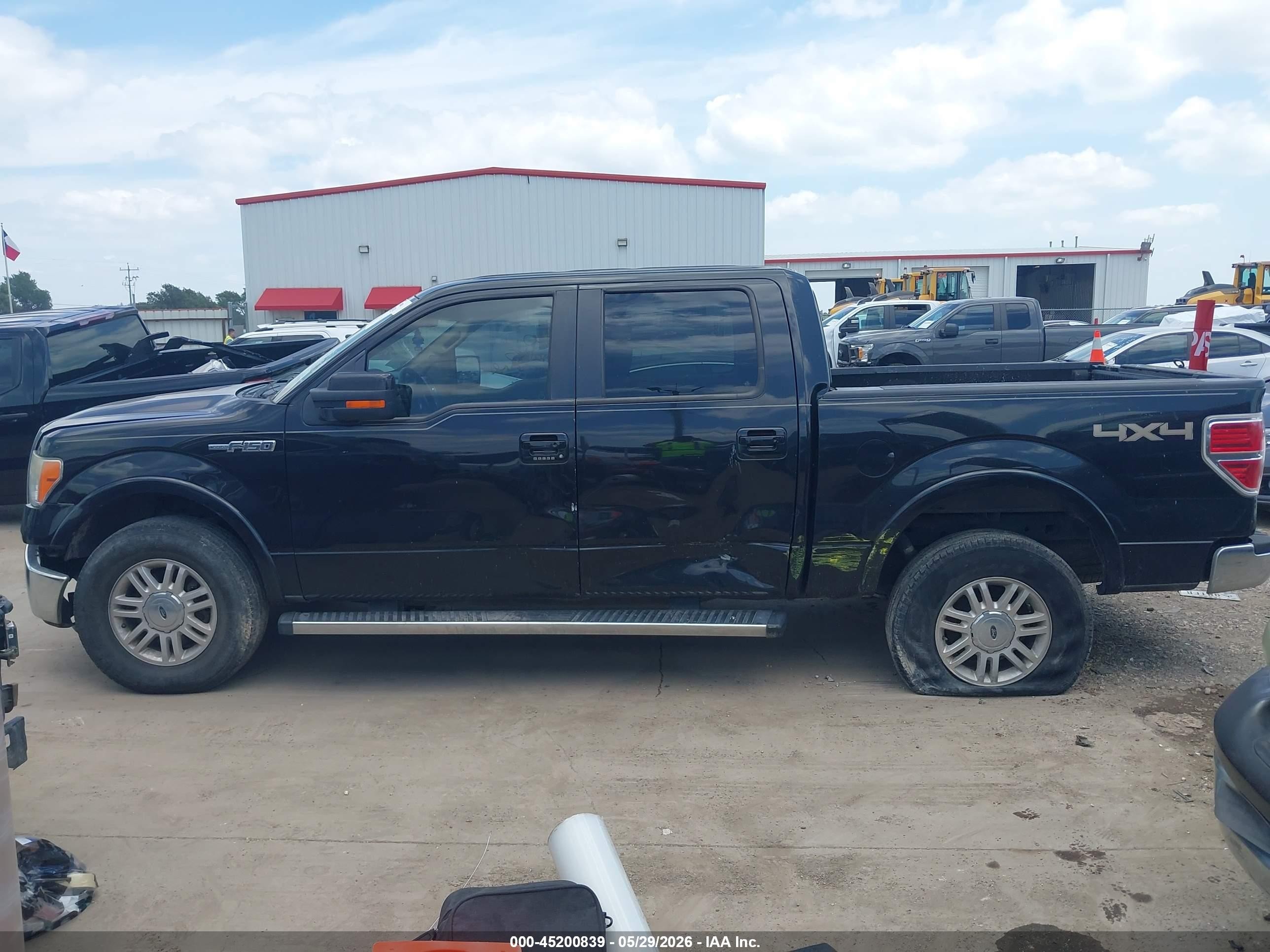 2014 Ford F-150 Lariat Black vin: 1FTFW1EF3EKD99526