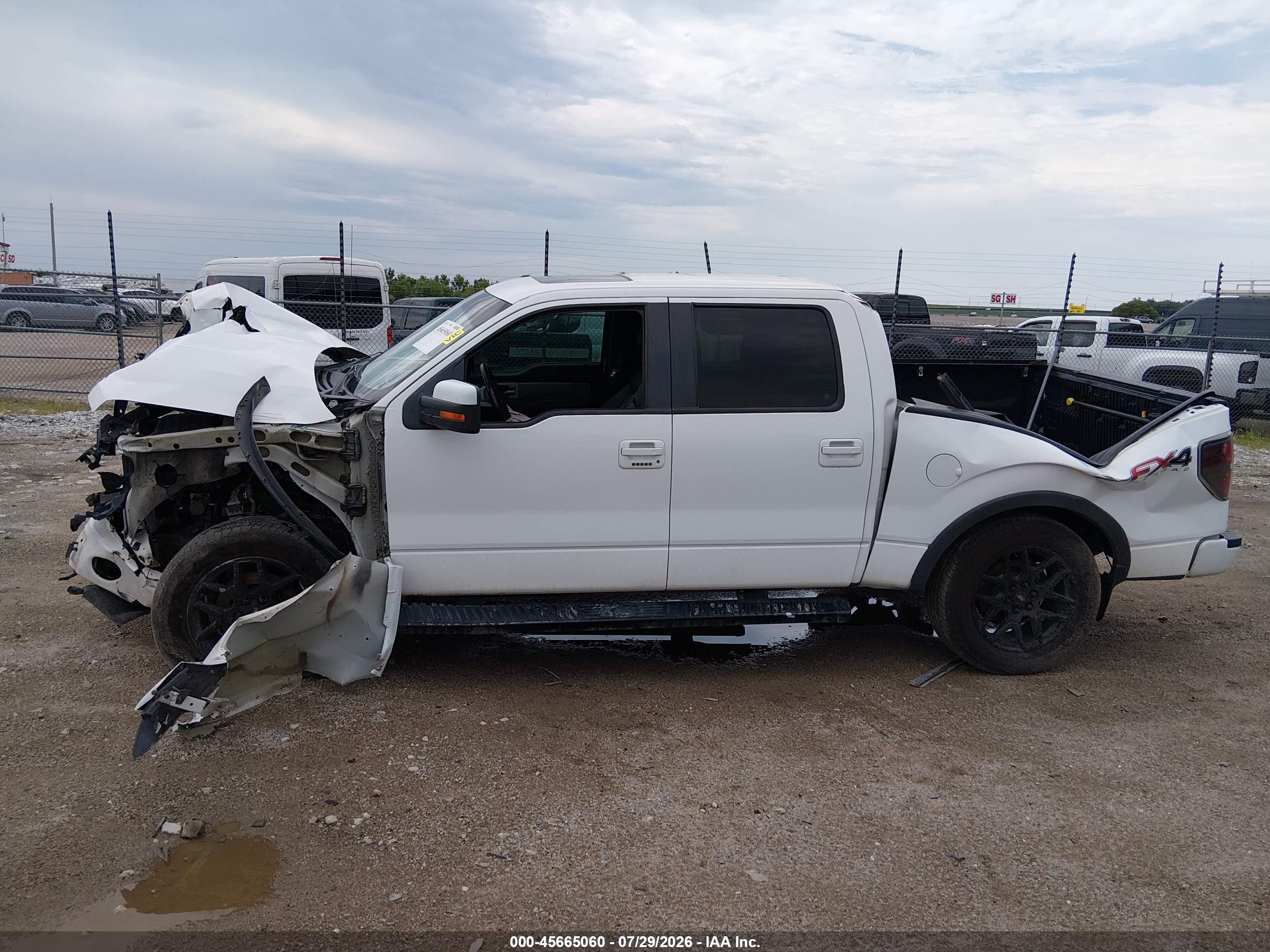2014 Ford F-150 Fx4 White vin: 1FTFW1EF3EKE32041