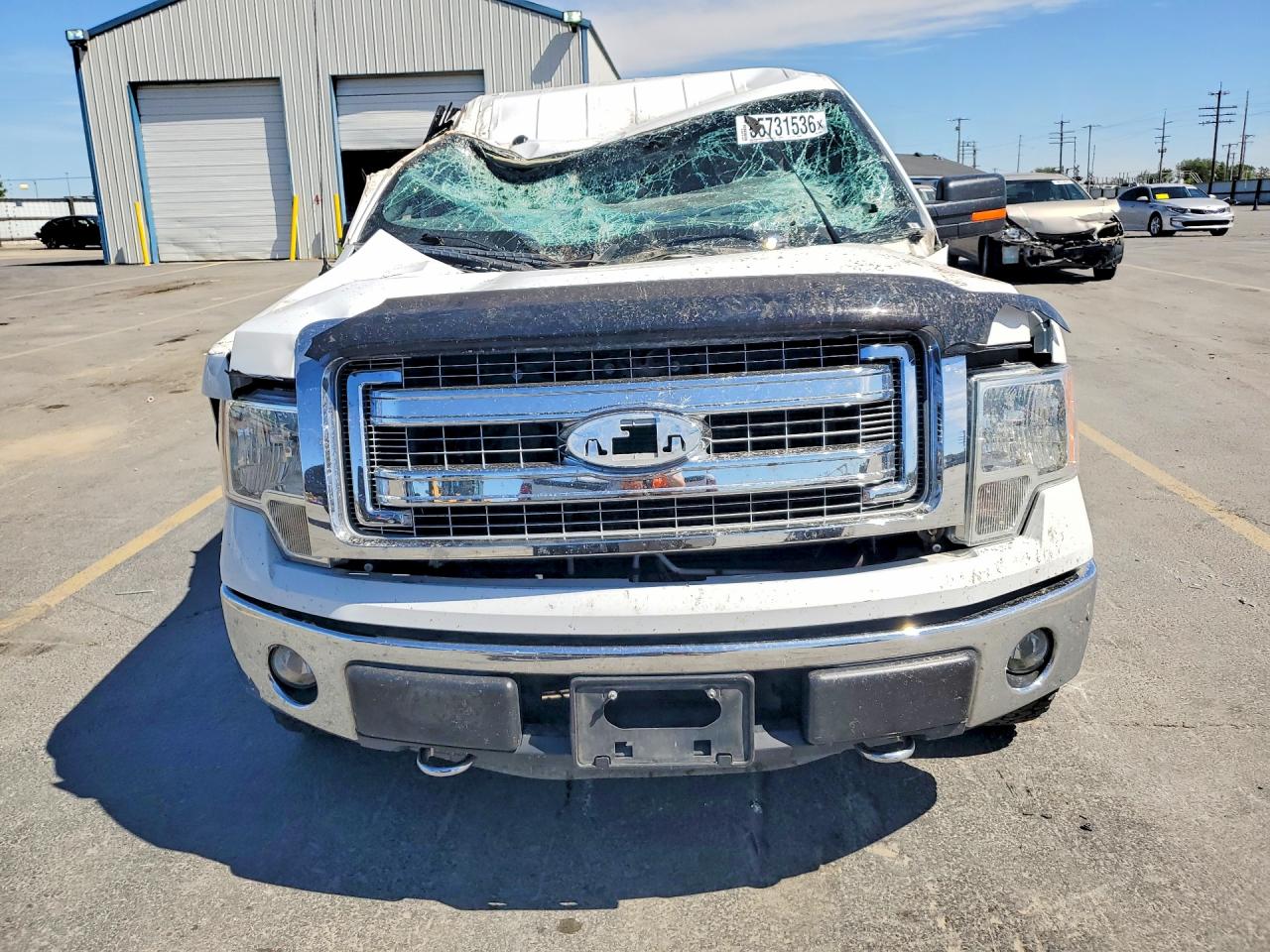 2014 Ford F150 Supercrew White vin: 1FTFW1EF3EKE83409