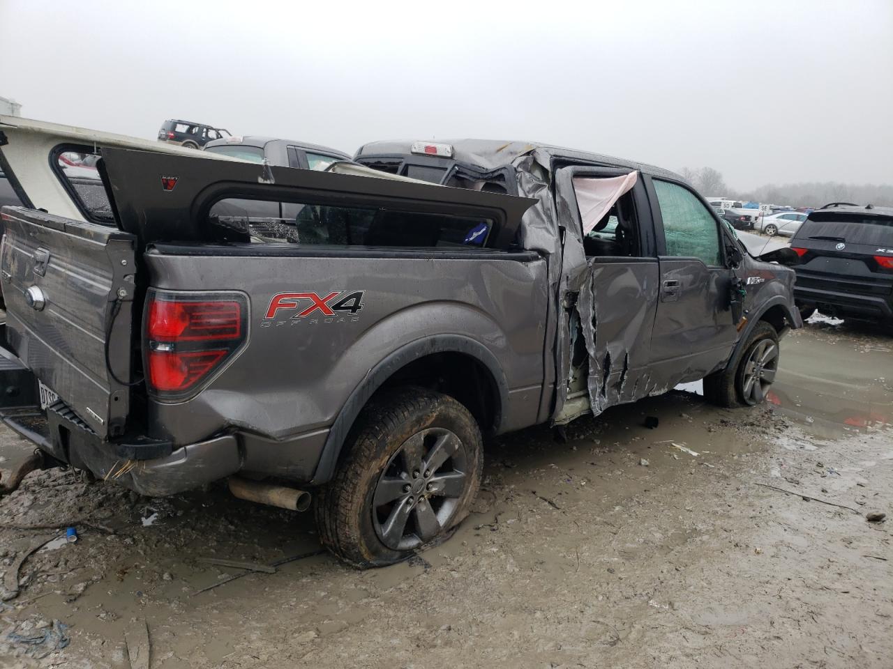 2014 Ford F150 Supercrew Charcoal vin: 1FTFW1EF3EKE96242