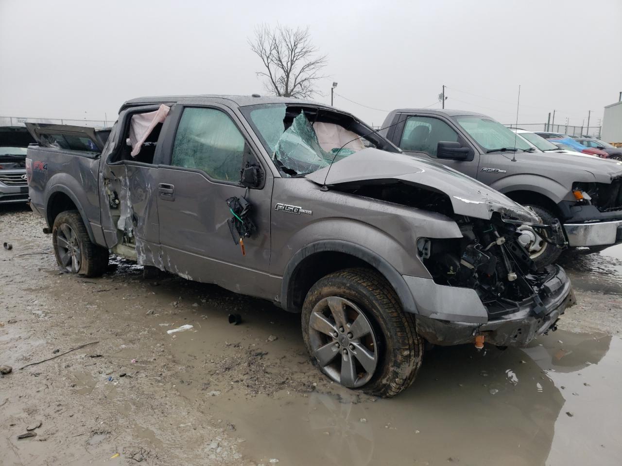 2014 Ford F150 Supercrew Charcoal vin: 1FTFW1EF3EKE96242