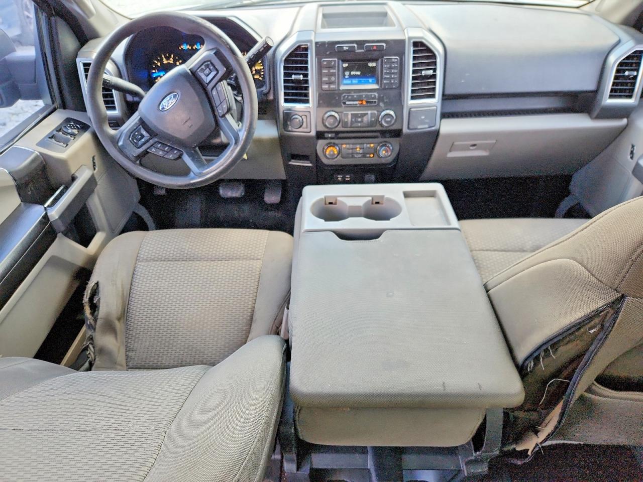 2015 Ford F150 Supercrew Серый vin: 1FTFW1EF3FFA07039