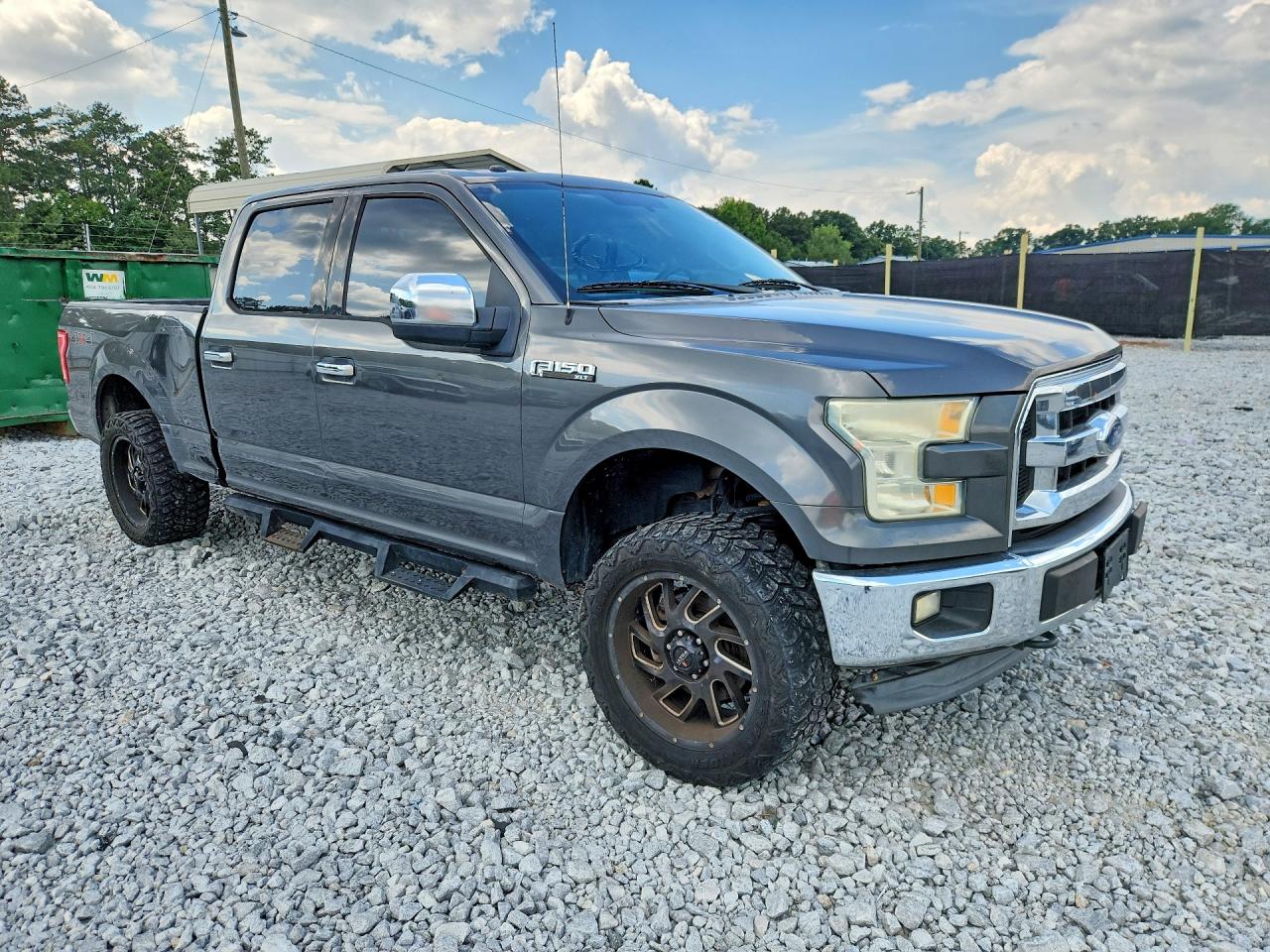 2015 Ford F150 Supercrew Серый vin: 1FTFW1EF3FFA07039