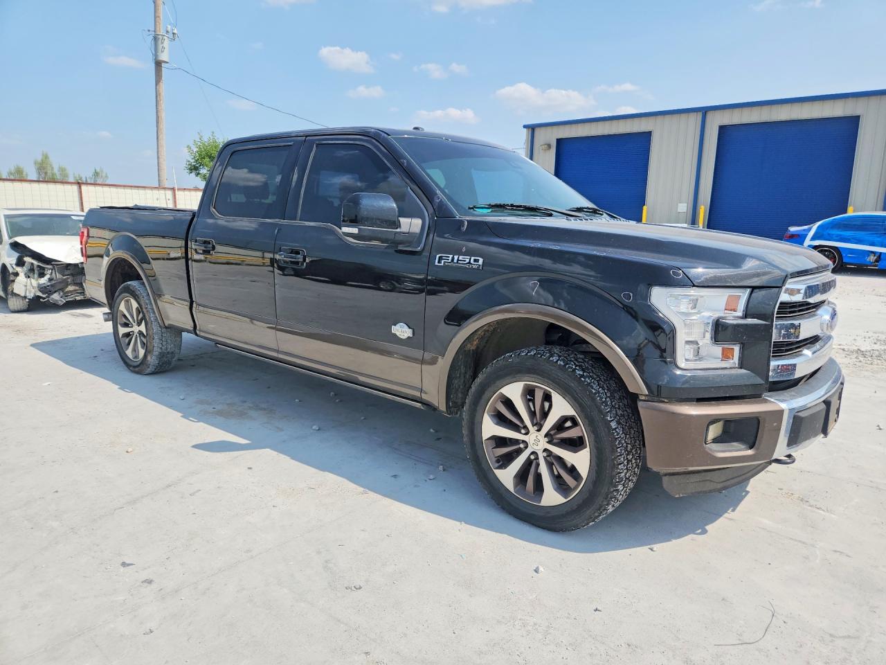 2015 Ford F150 Supercrew Black vin: 1FTFW1EF3FFA77088