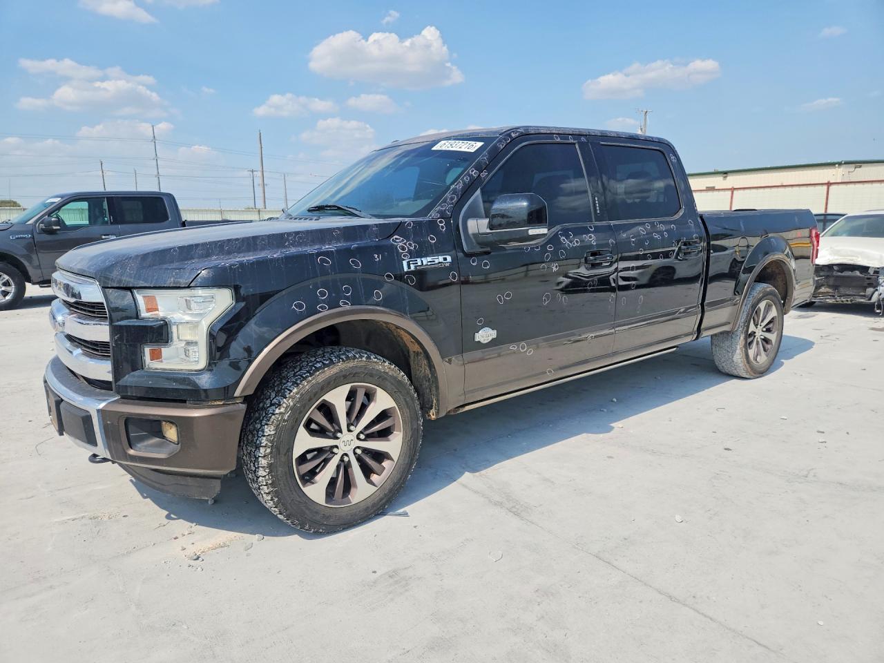2015 Ford F150 Supercrew Black vin: 1FTFW1EF3FFA77088