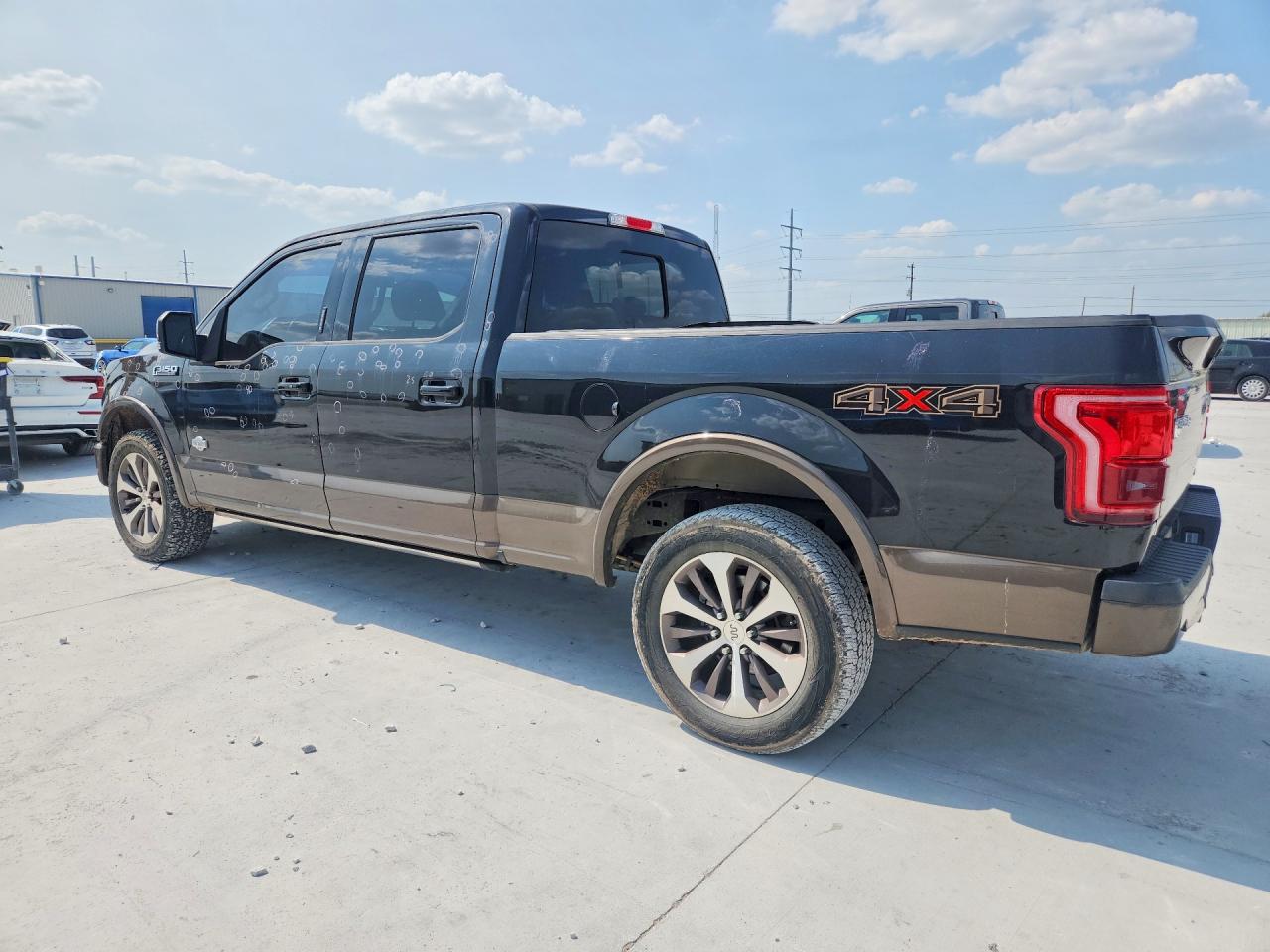 2015 Ford F150 Supercrew Black vin: 1FTFW1EF3FFA77088