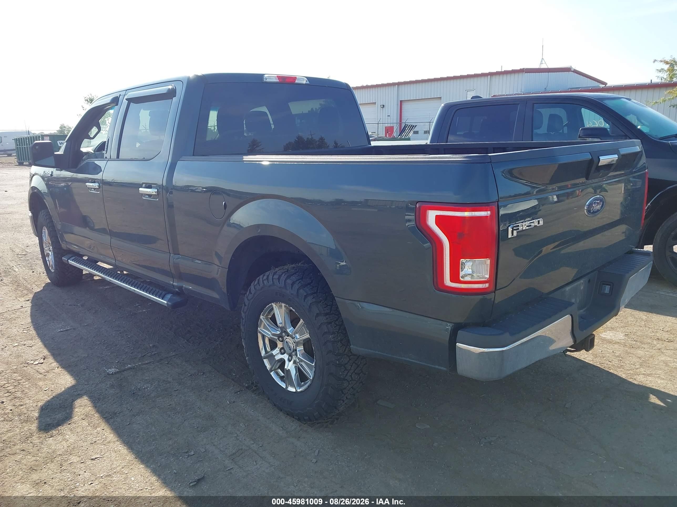 2015 Ford F-150 Xlt Gray vin: 1FTFW1EF3FFB49603