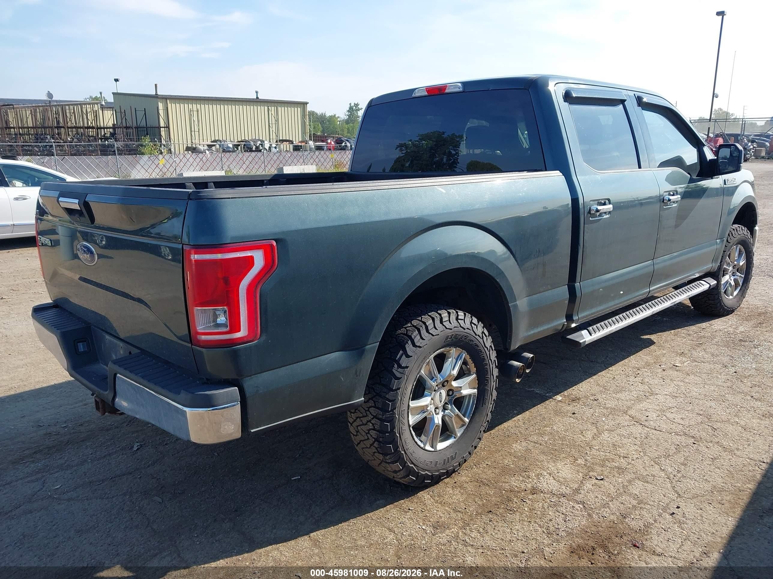 2015 Ford F-150 Xlt Gray vin: 1FTFW1EF3FFB49603