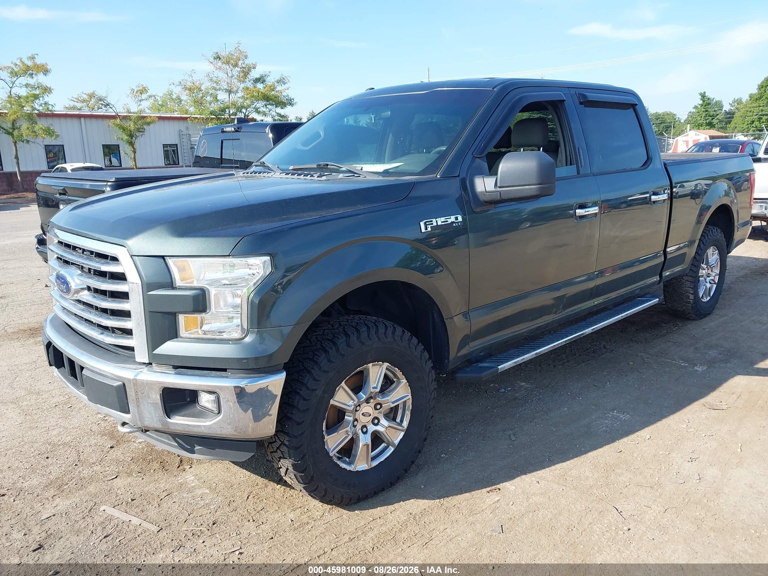 2015 Ford F-150 Xlt Gray vin: 1FTFW1EF3FFB49603
