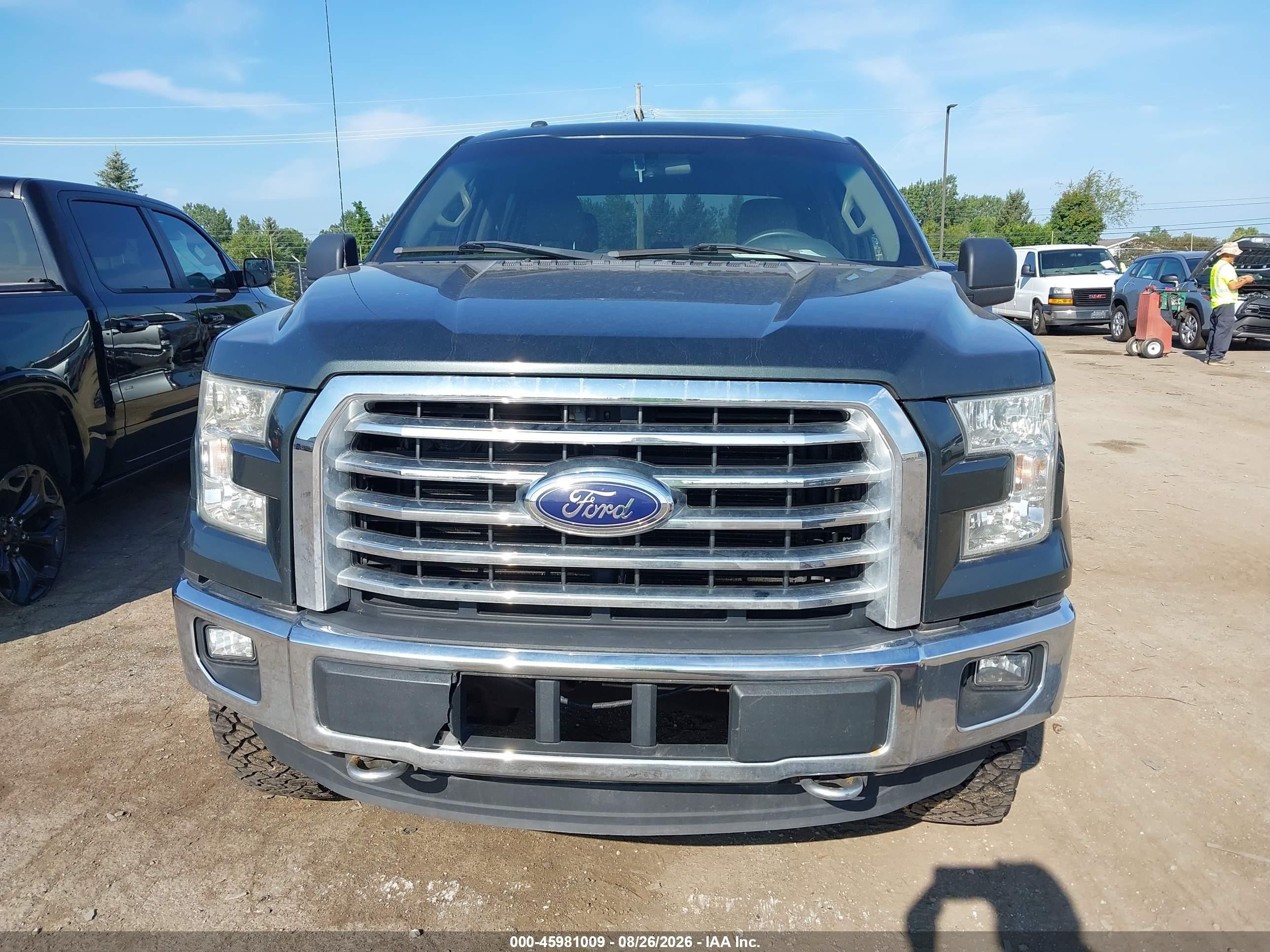 2015 Ford F-150 Xlt Gray vin: 1FTFW1EF3FFB49603