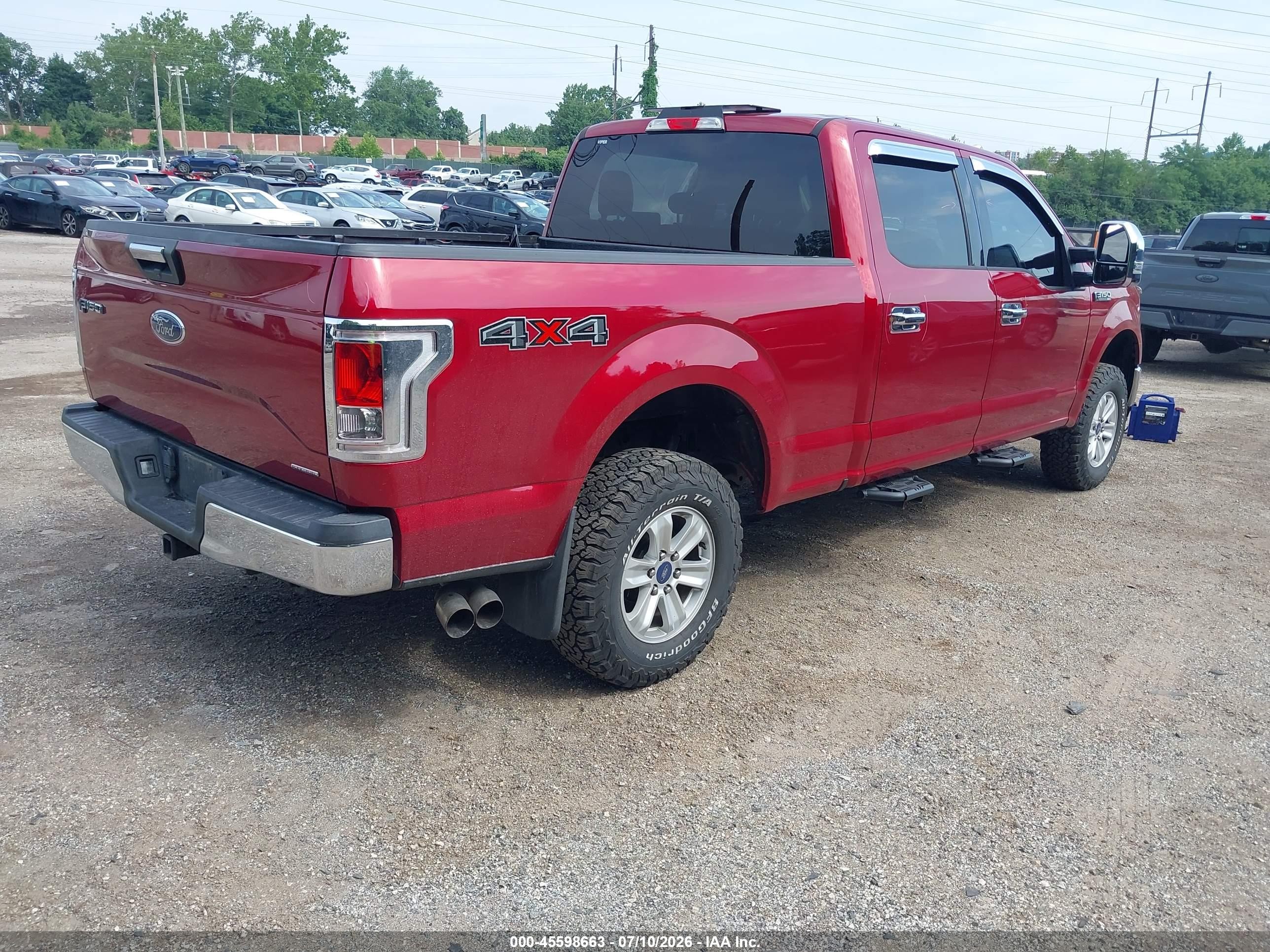 2015 Ford F-150 King Ranch/lariat/platinum/xl/xlt Red vin: 1FTFW1EF3FFC00999