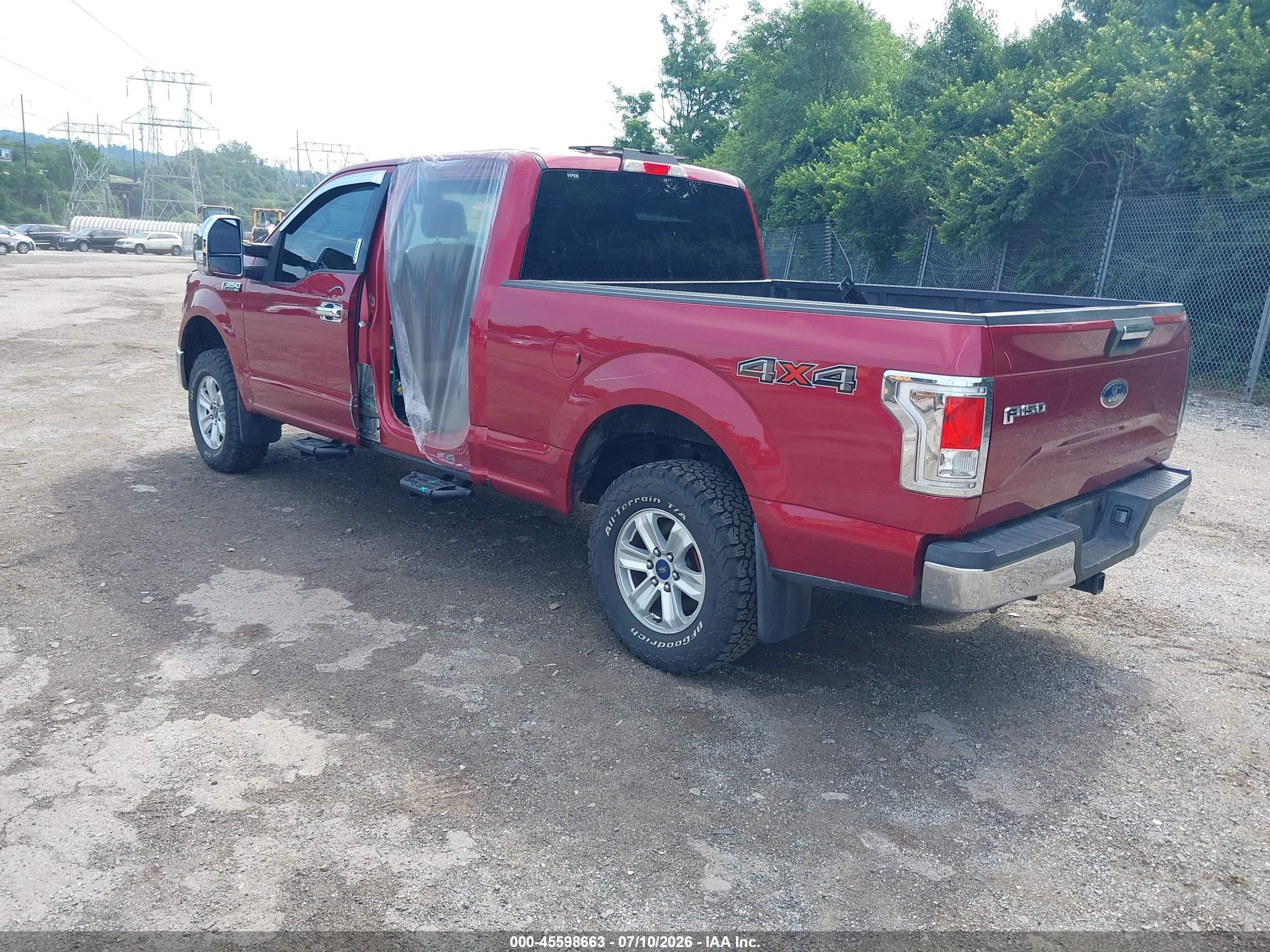 2015 Ford F-150 King Ranch/lariat/platinum/xl/xlt Red vin: 1FTFW1EF3FFC00999