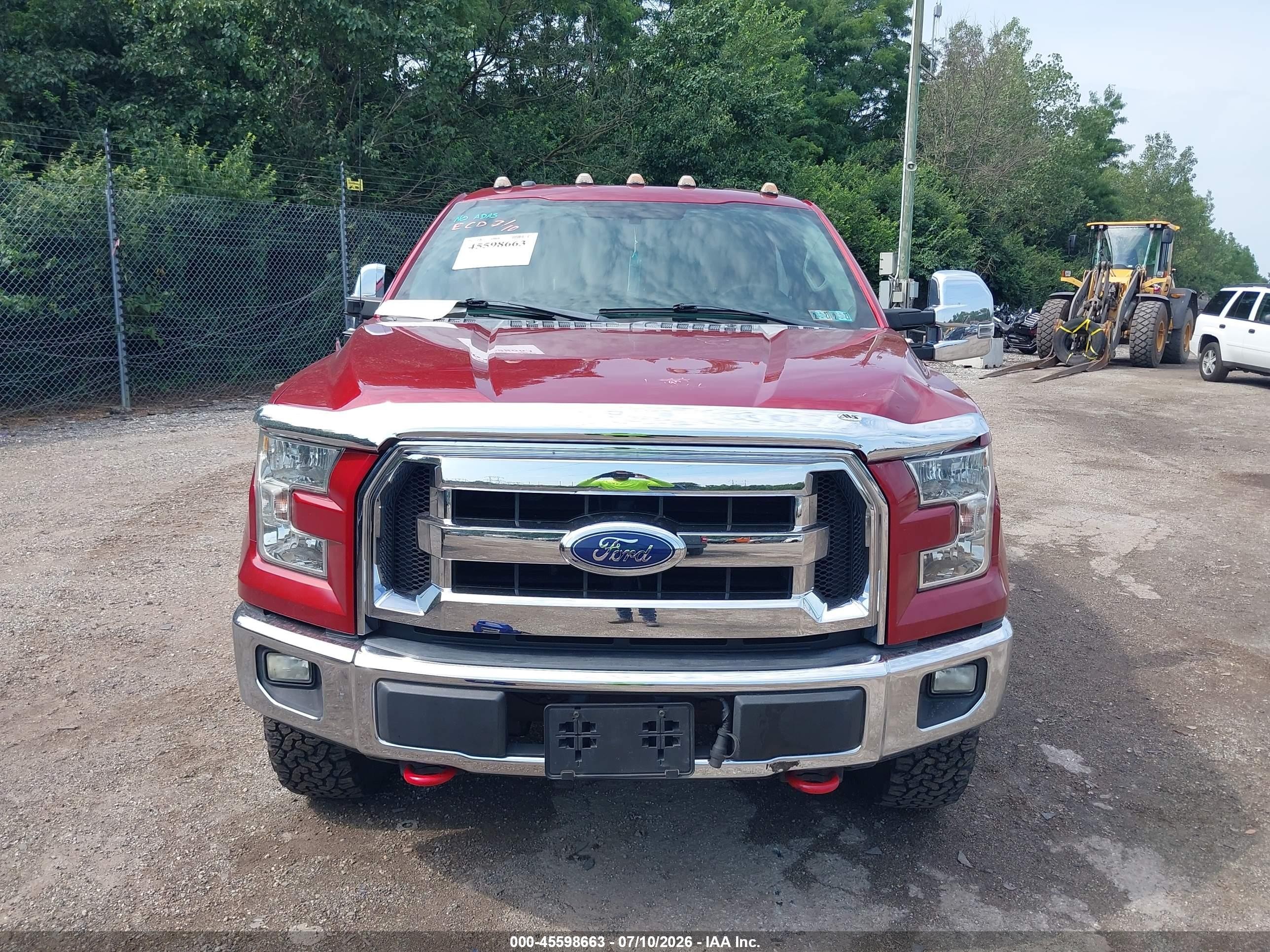 2015 Ford F-150 King Ranch/lariat/platinum/xl/xlt Red vin: 1FTFW1EF3FFC00999