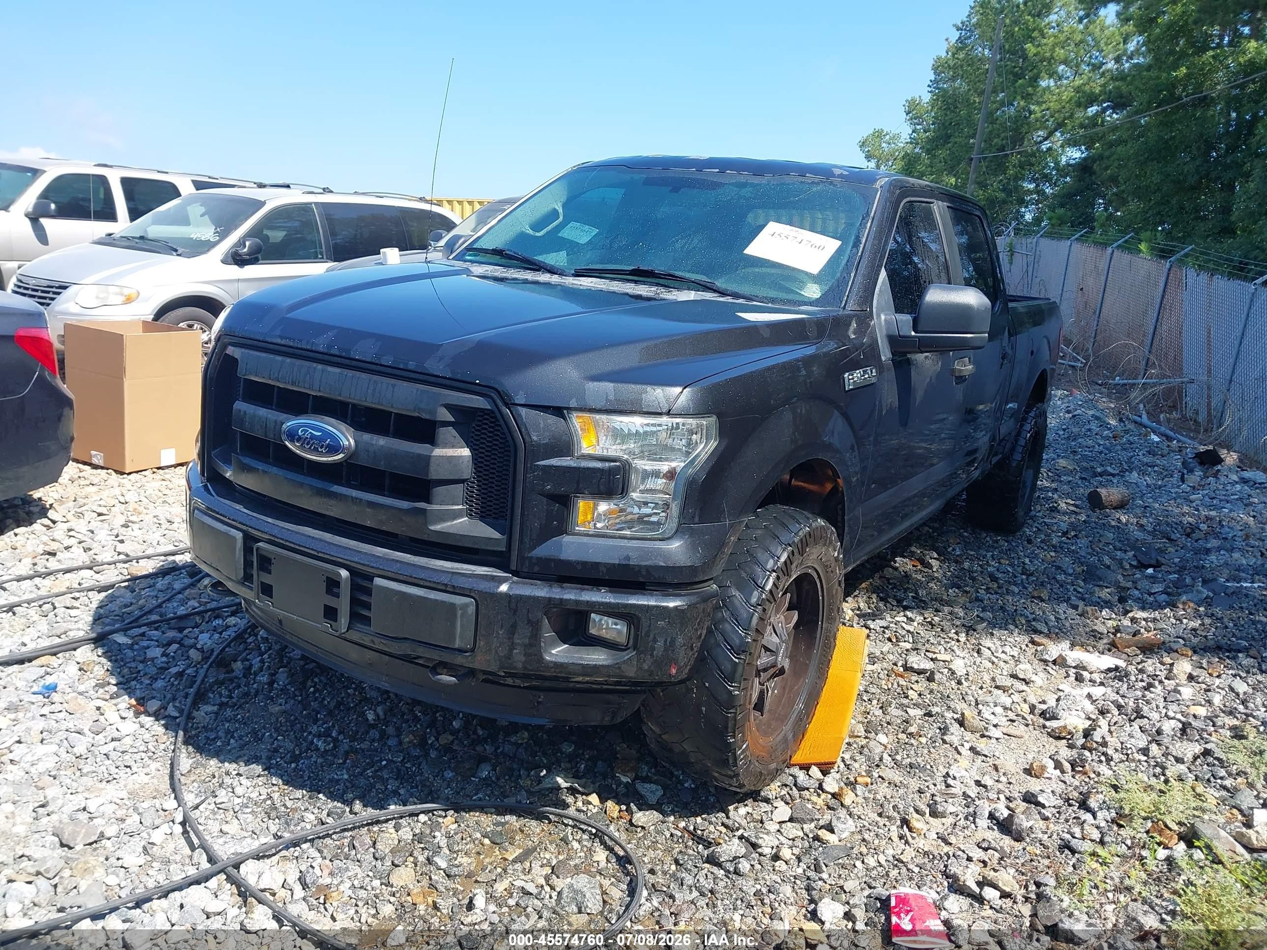 2015 Ford F-150 Xl Black vin: 1FTFW1EF3FKD73977
