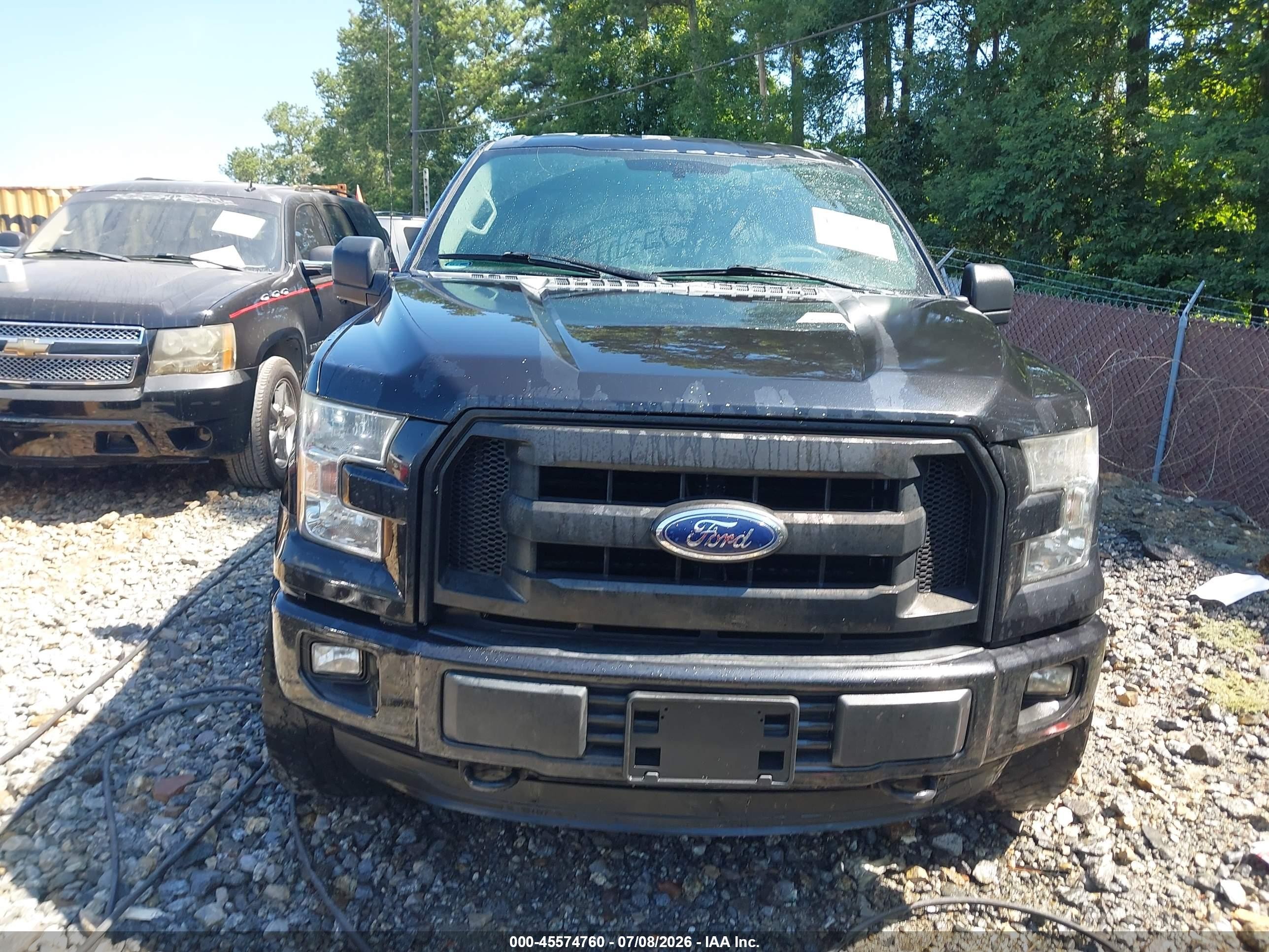 2015 Ford F-150 Xl Black vin: 1FTFW1EF3FKD73977