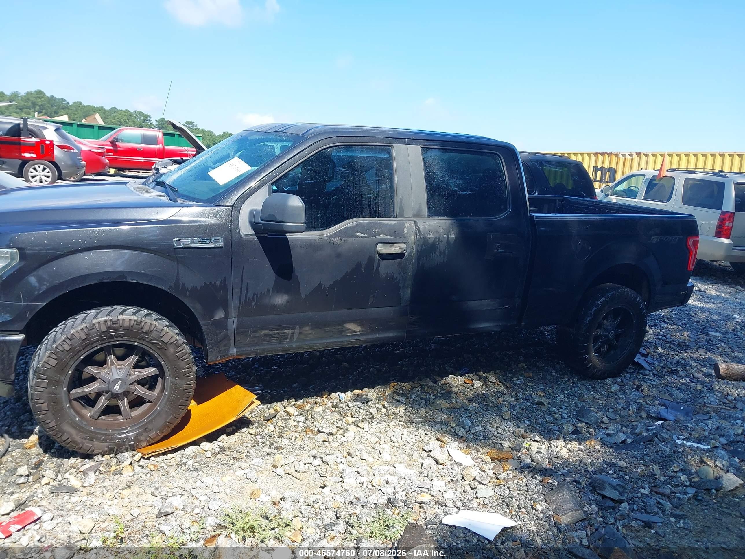 2015 Ford F-150 Xl Black vin: 1FTFW1EF3FKD73977