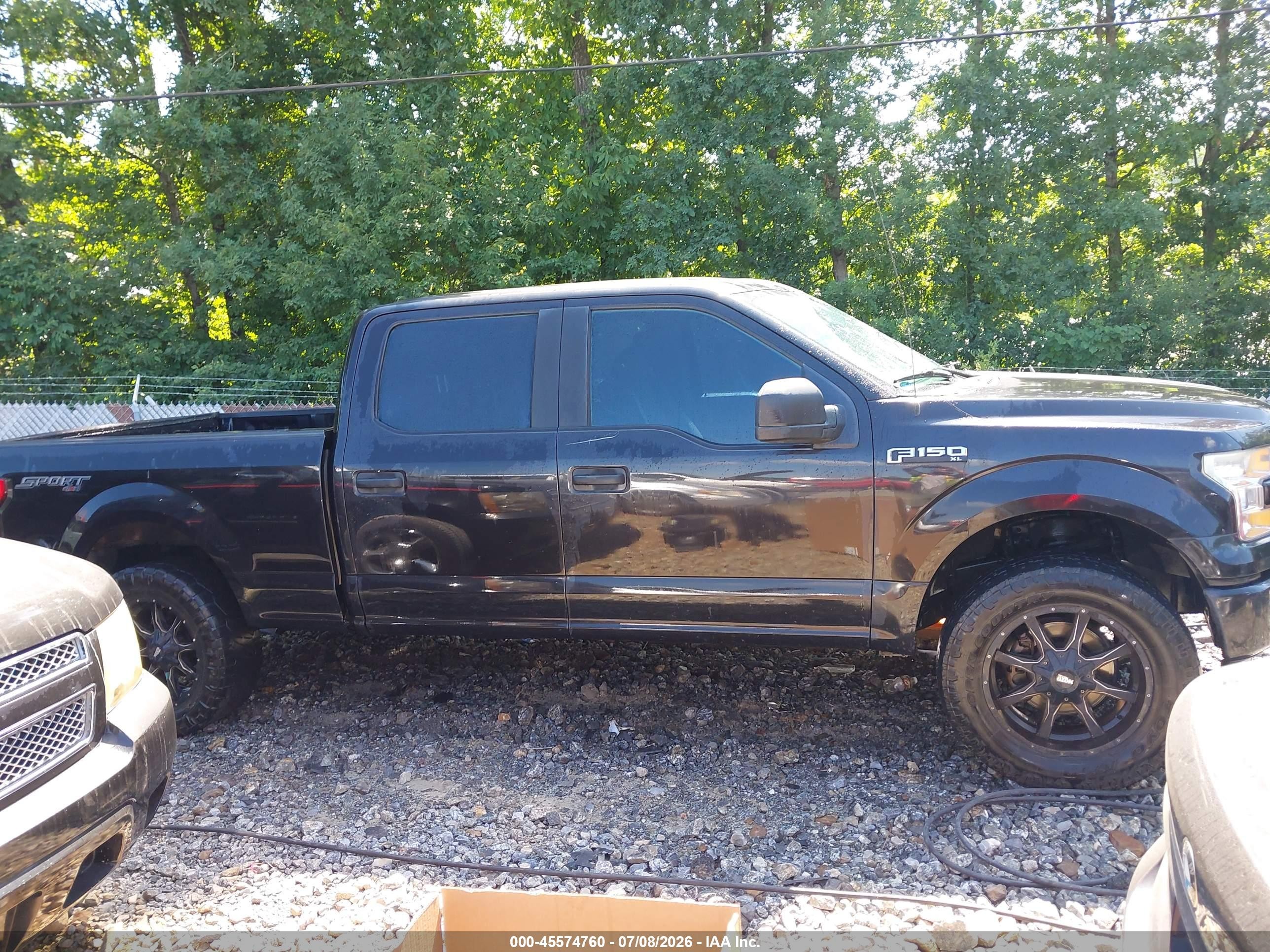 2015 Ford F-150 Xl Black vin: 1FTFW1EF3FKD73977