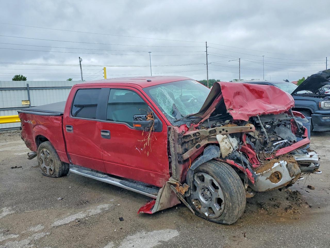 2011 Ford F150 Supercrew Красный vin: 1FTFW1EF4BFA07206
