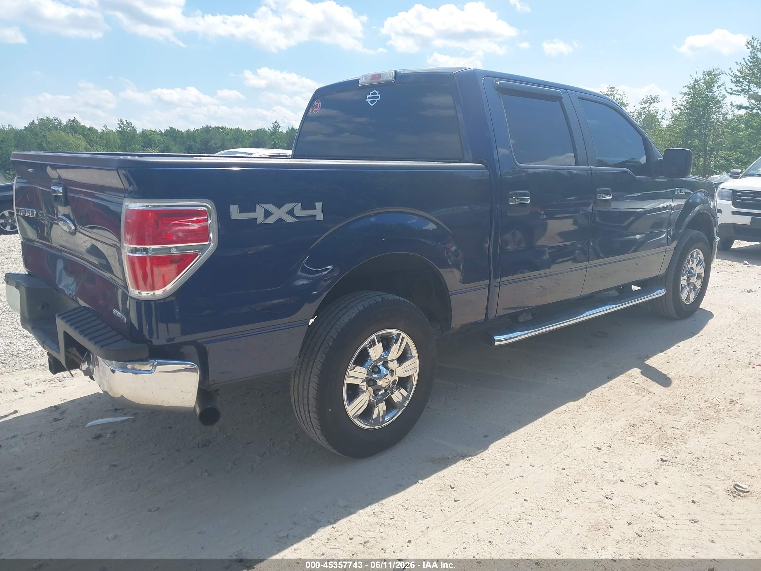 2011 Ford F-150 Xlt Dark Blue vin: 1FTFW1EF4BFA11062