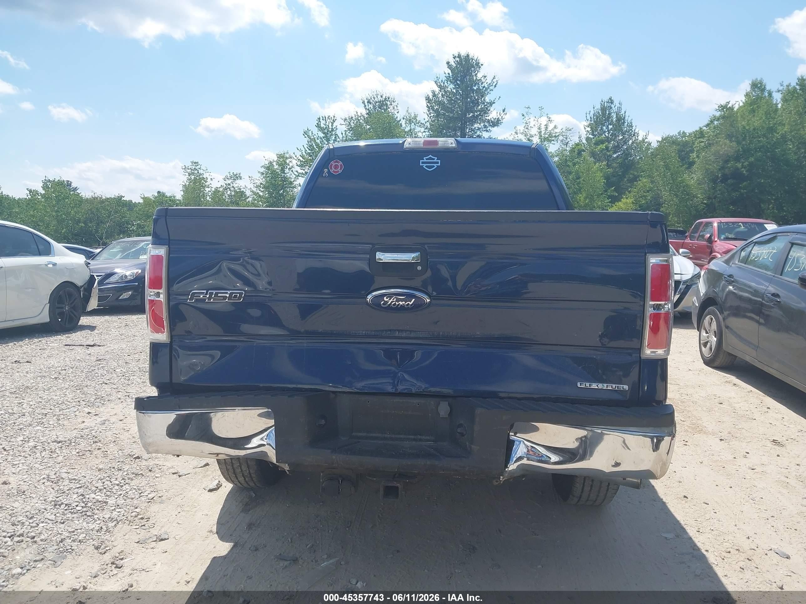 2011 Ford F-150 Xlt Dark Blue vin: 1FTFW1EF4BFA11062