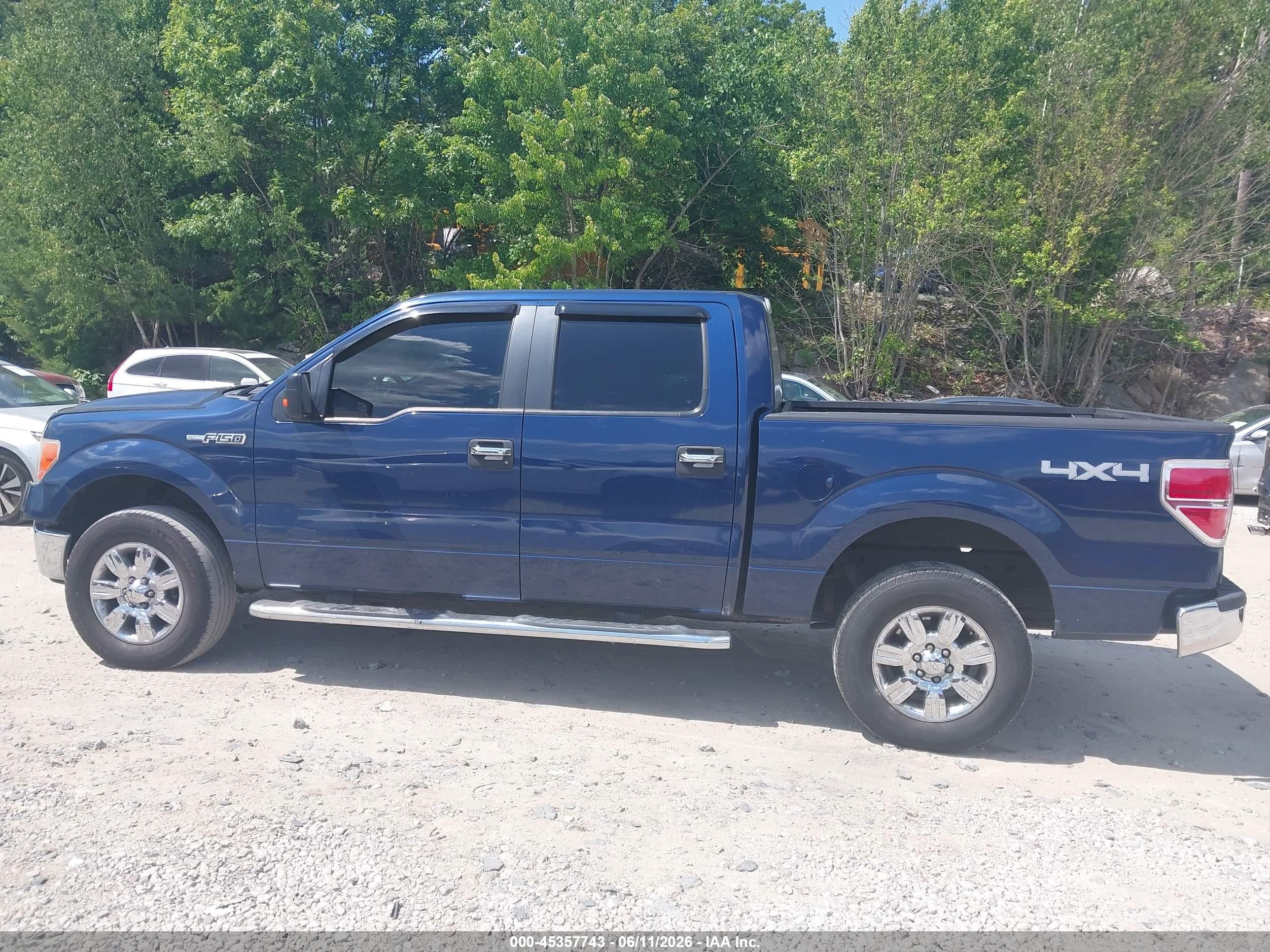 2011 Ford F-150 Xlt Dark Blue vin: 1FTFW1EF4BFA11062