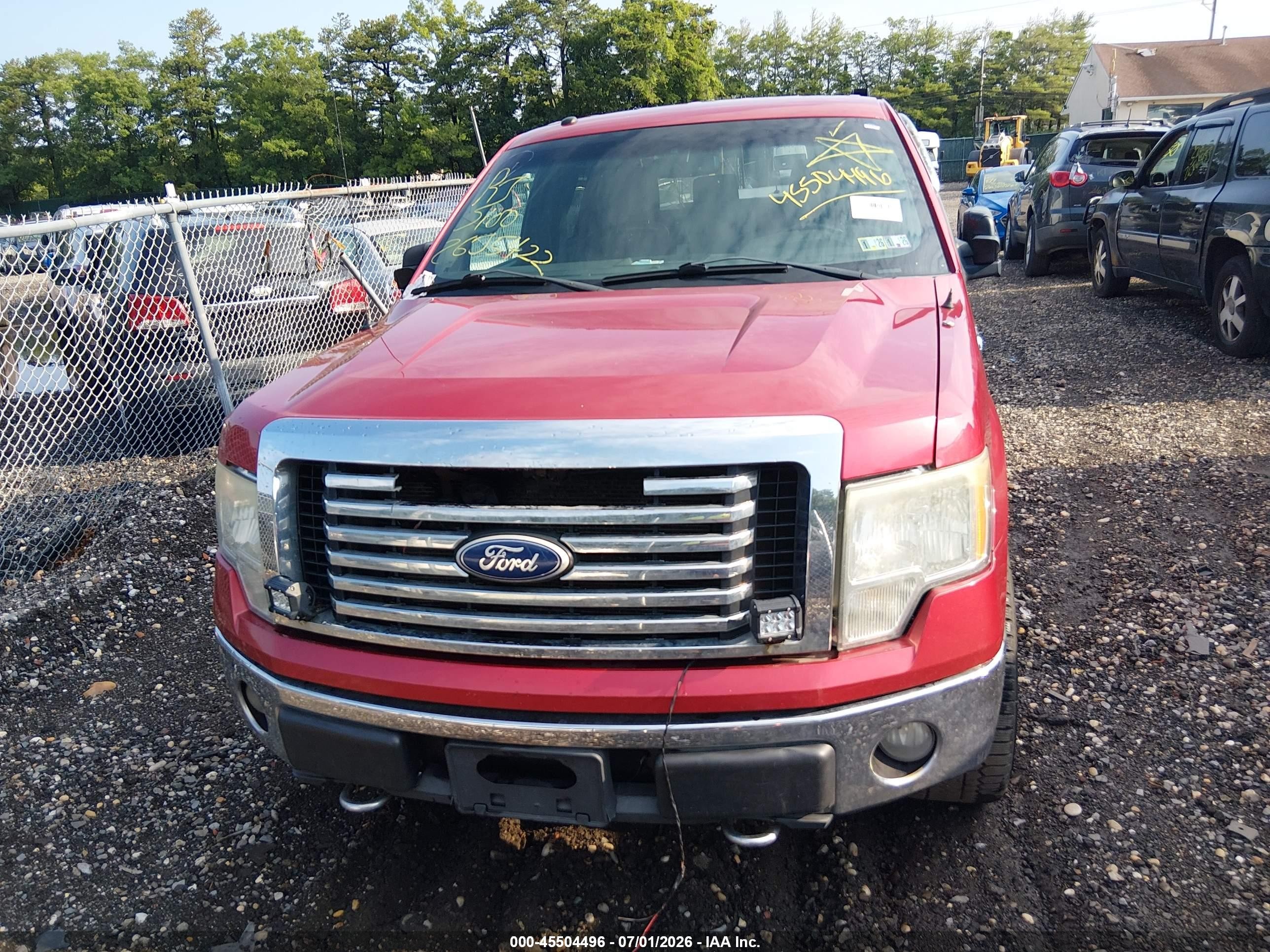 2011 Ford F-150 Xlt Red vin: 1FTFW1EF4BFB06396